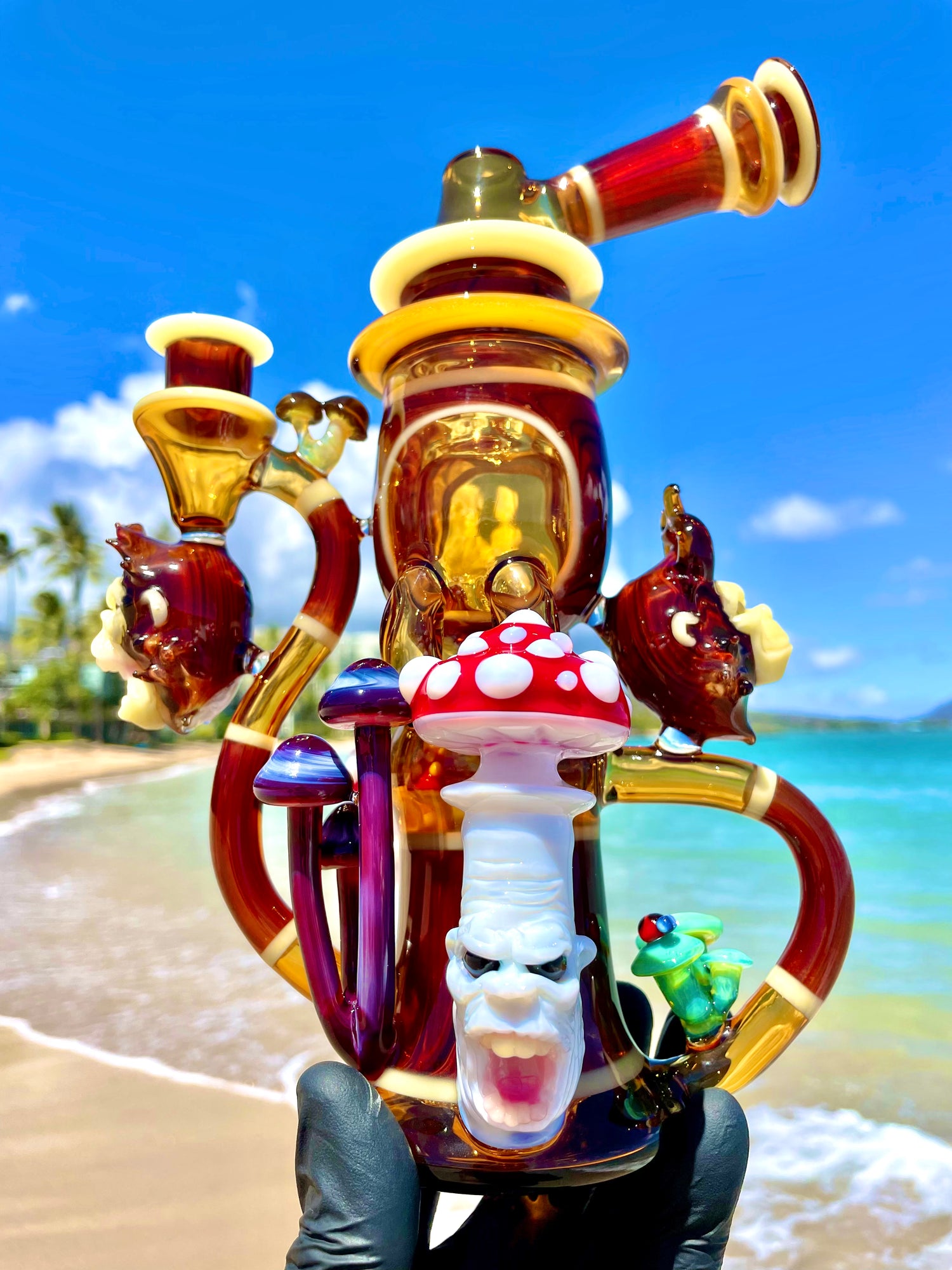 Blu Sun Subliminal Distortion Conduit Recycler Rig Wook Mushrooms