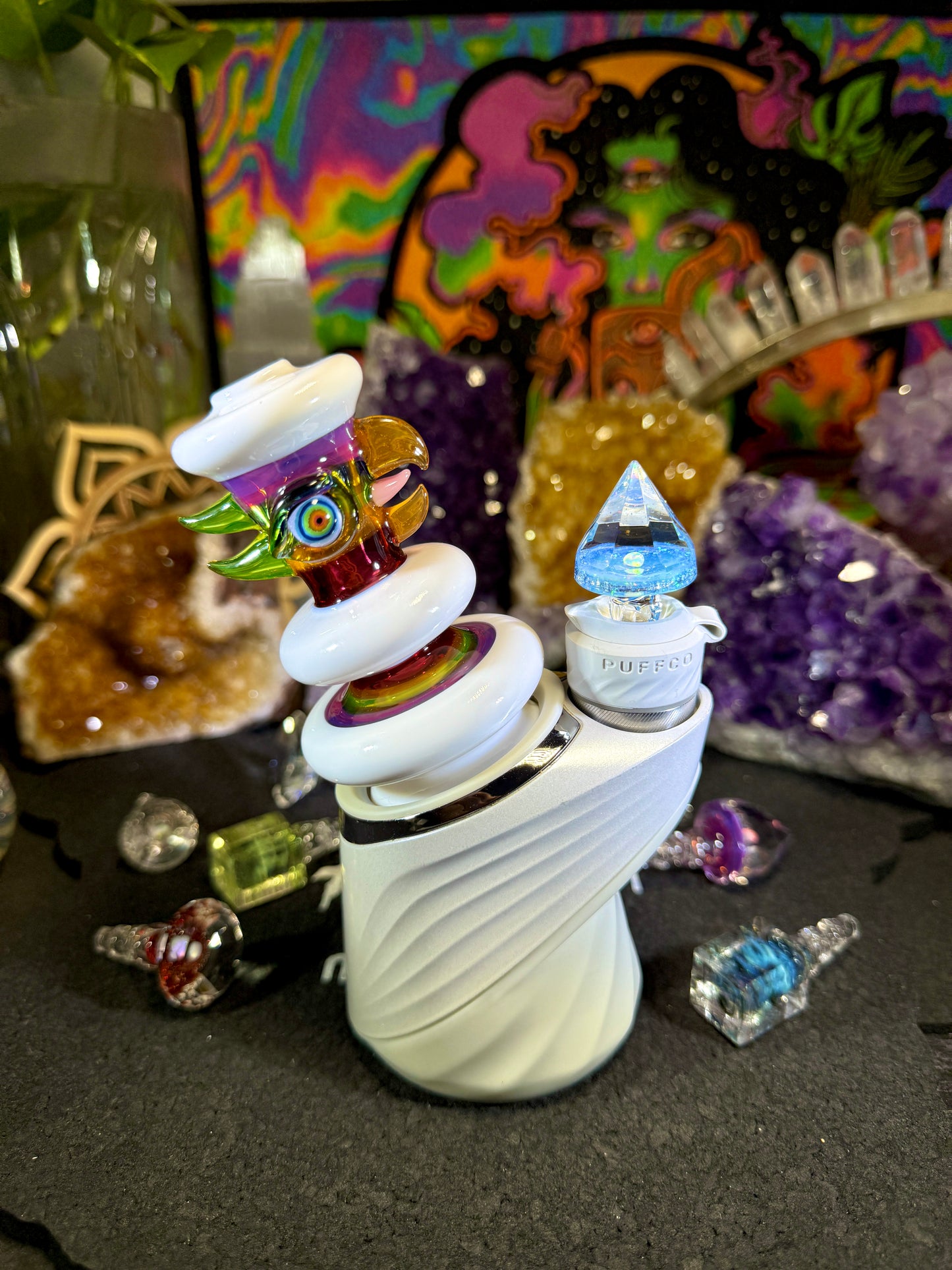 Crushed Opal Nimbus UV Leviathan Spike Joystick
