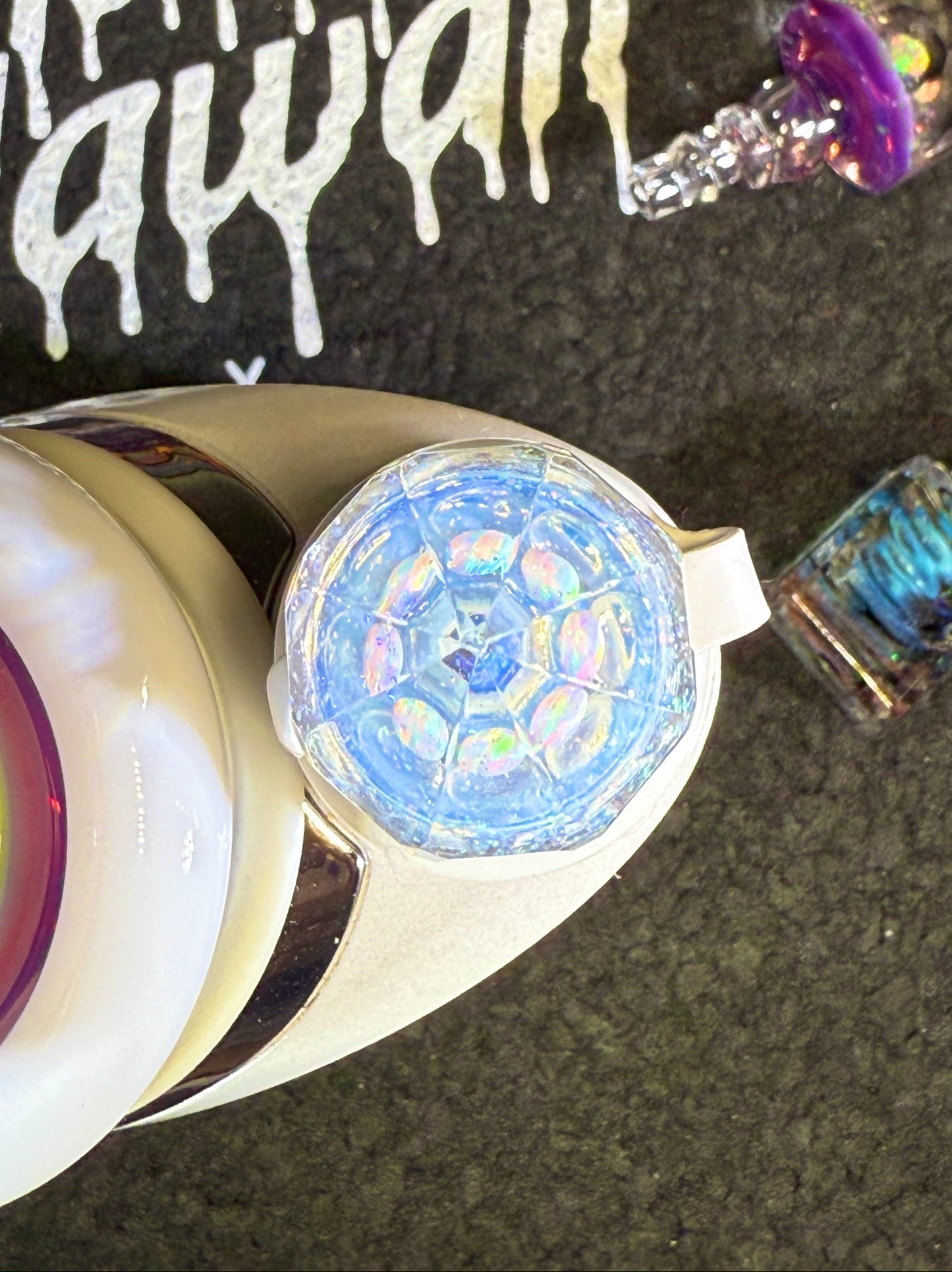 Crushed Opal Nimbus UV Leviathan Spike Joystick