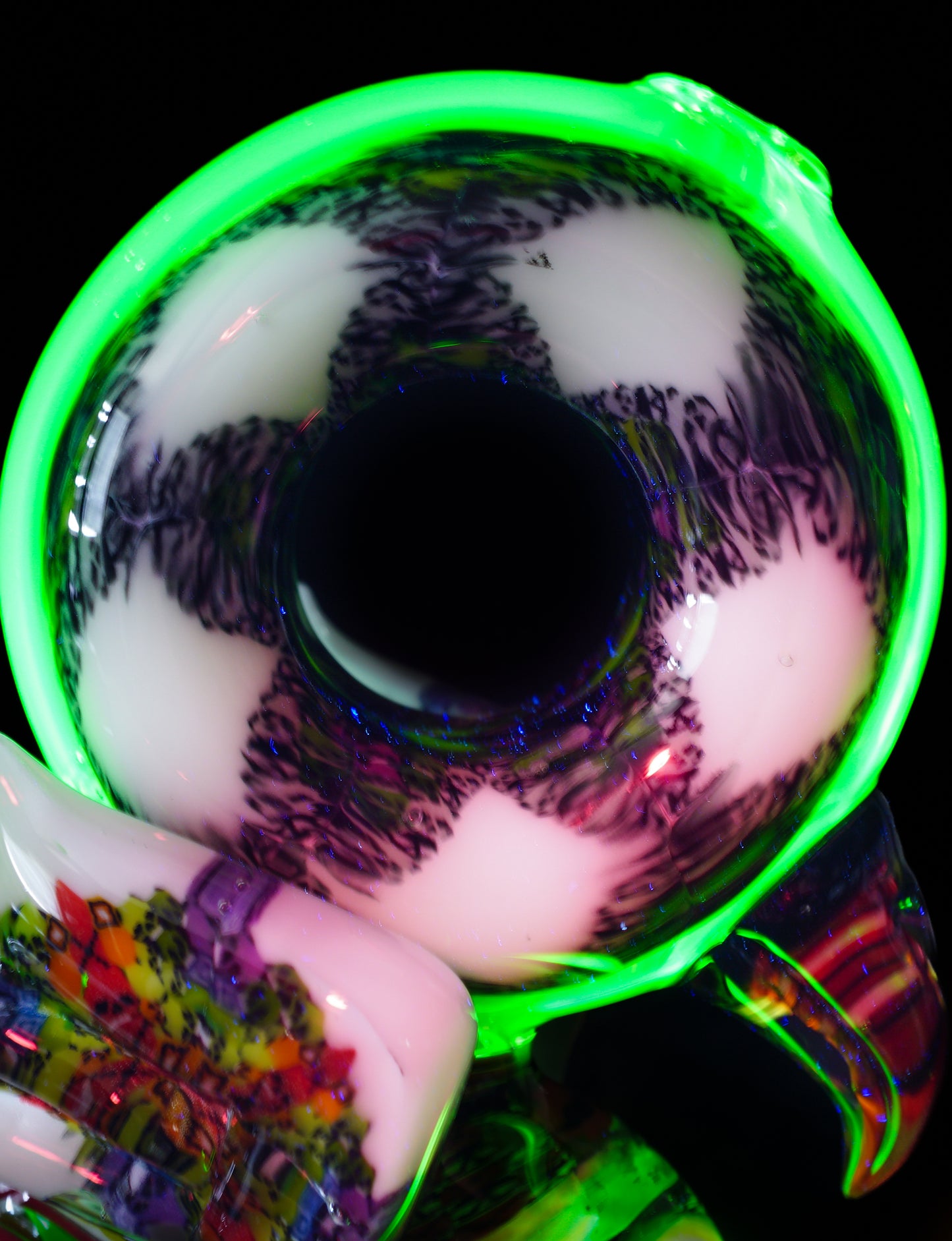 "Barnaby" Citrine Rainbow Chipstack Burd
