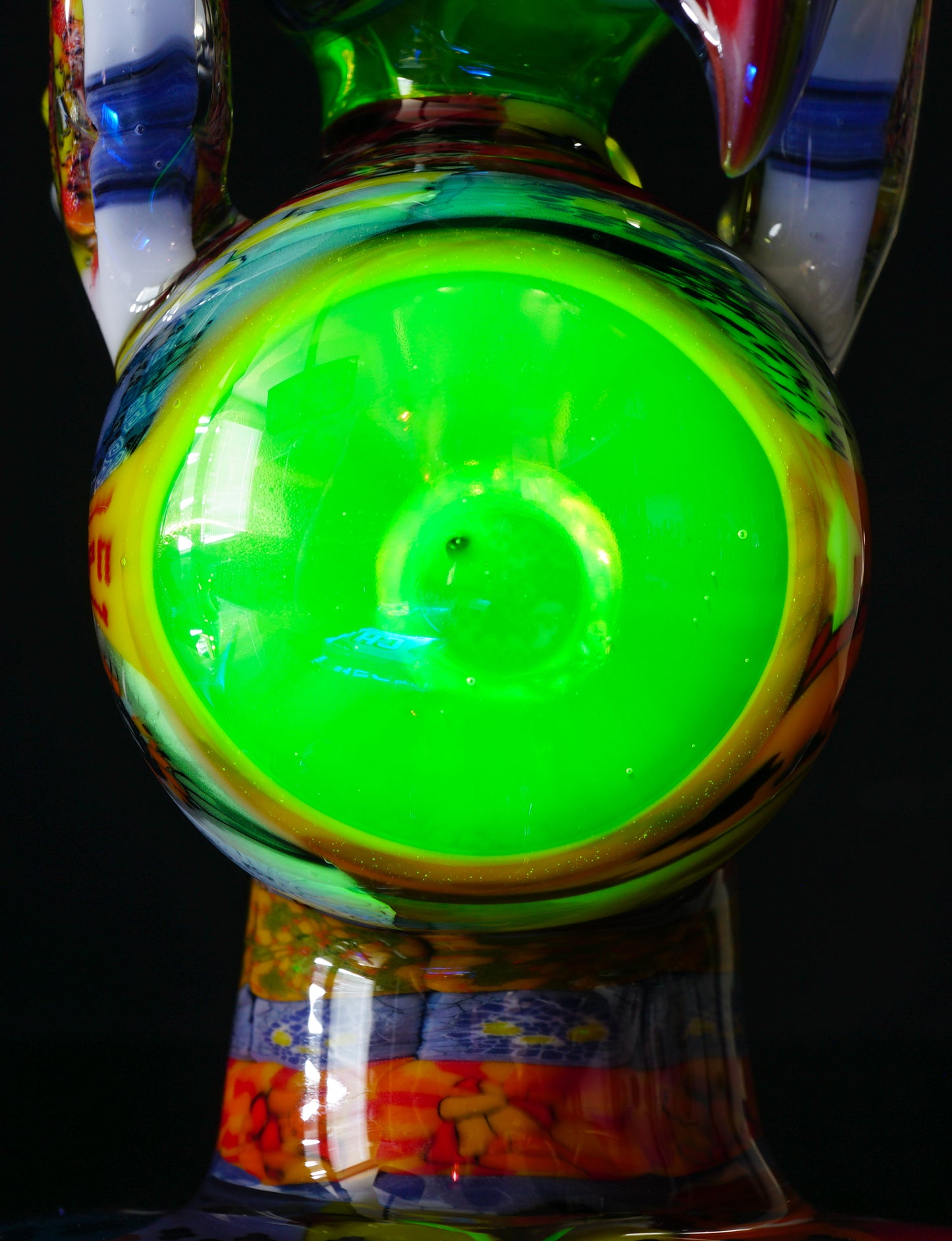 "Barnaby" Citrine Rainbow Chipstack Burd