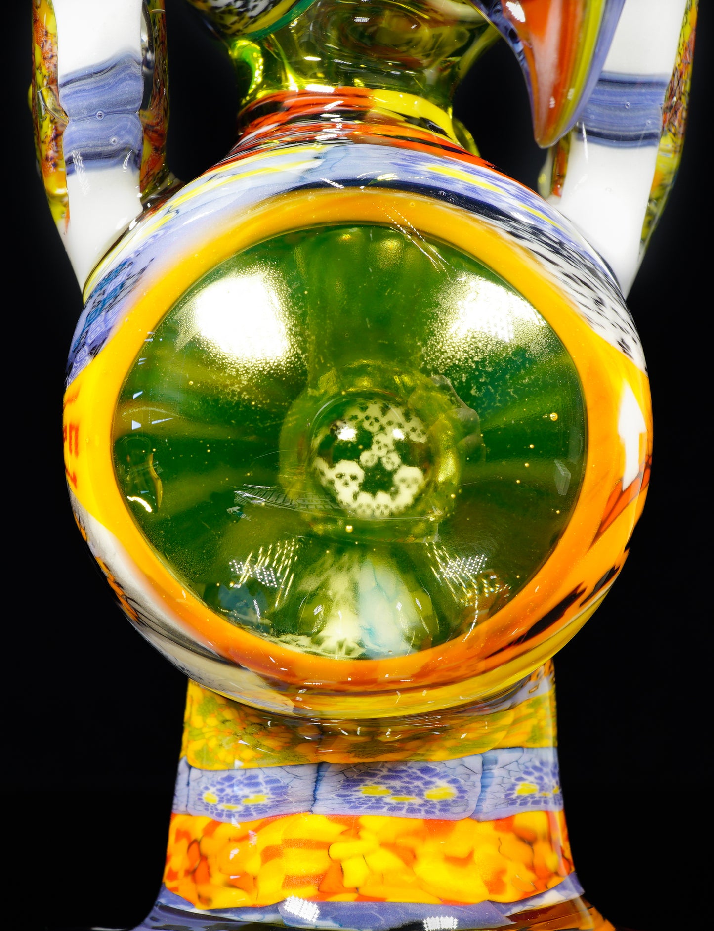 "Barnaby" Citrine Rainbow Chipstack Burd