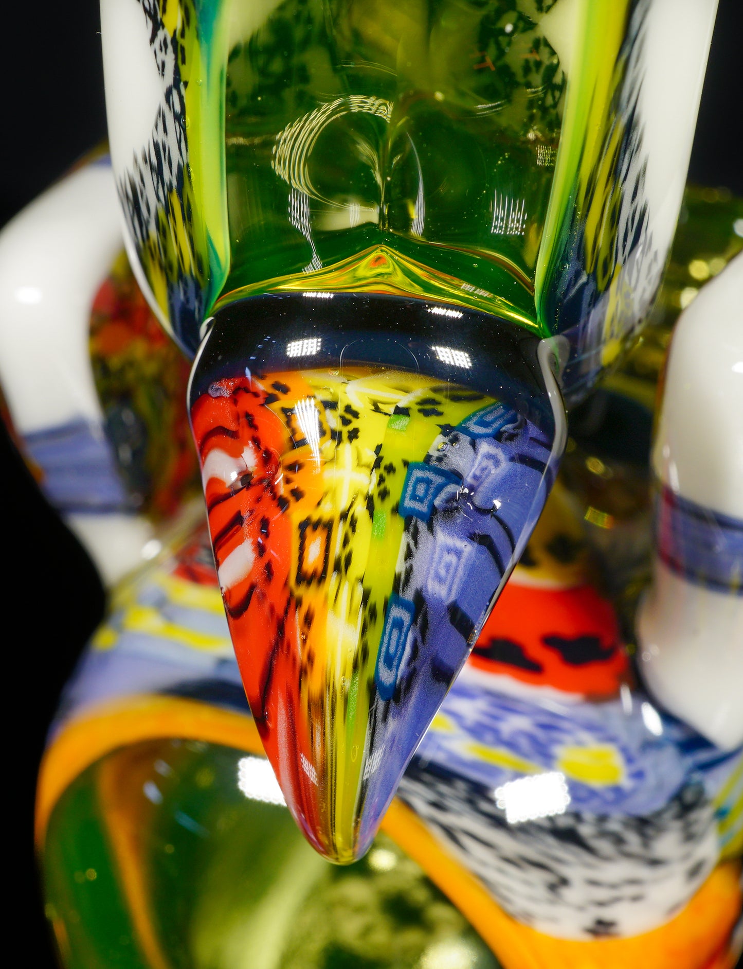 "Barnaby" Citrine Rainbow Chipstack Burd
