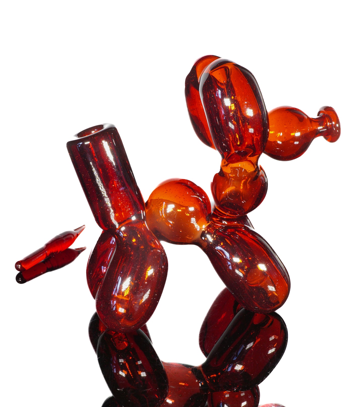 Ruby Slipper Mini Balloon Dog + Removable Tail