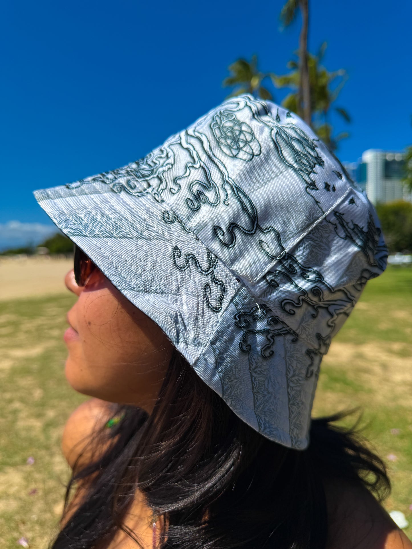 White Tree of Life Bucket Hat