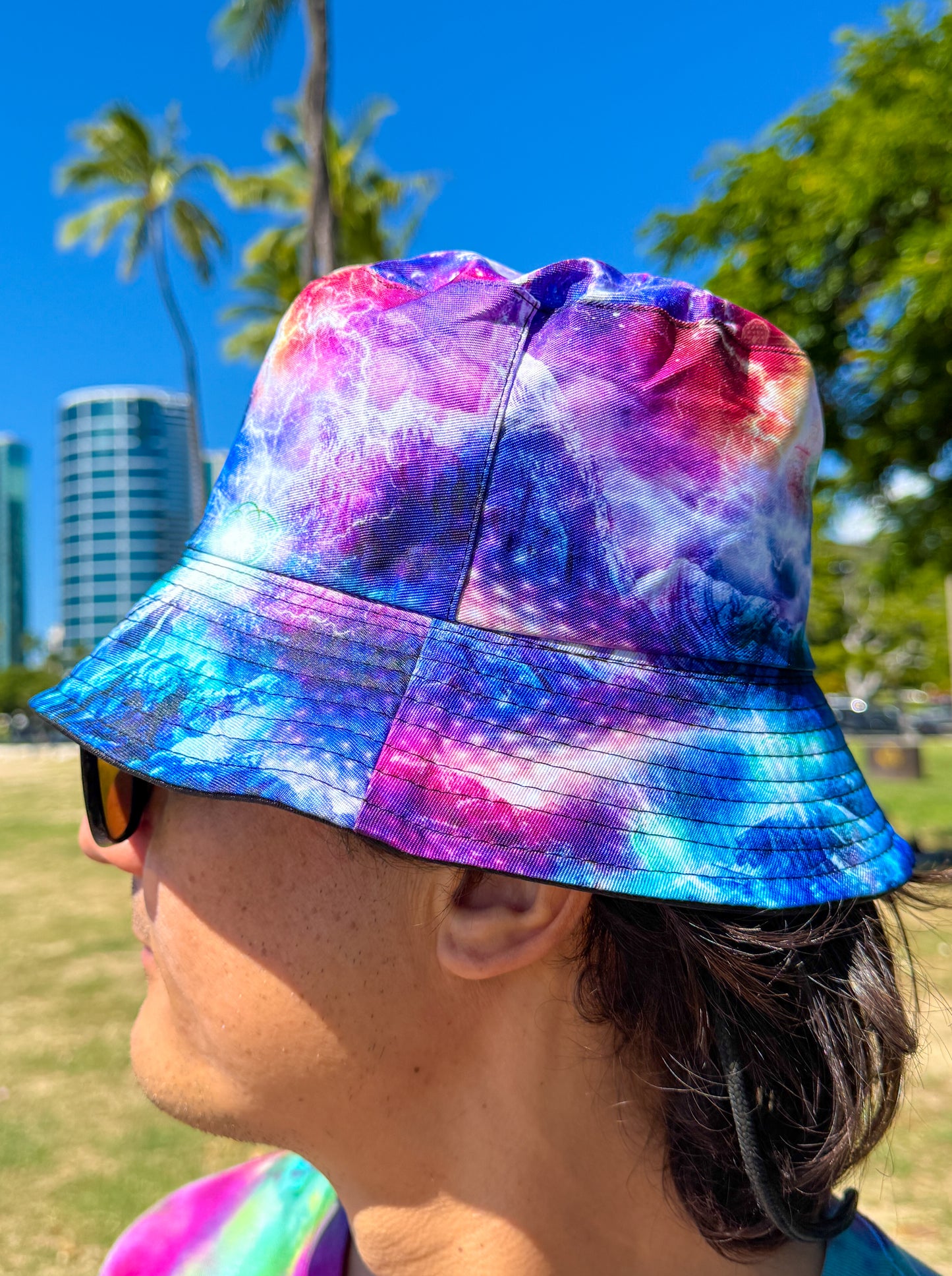 Galactic Sacred Geometry Bucket Hat