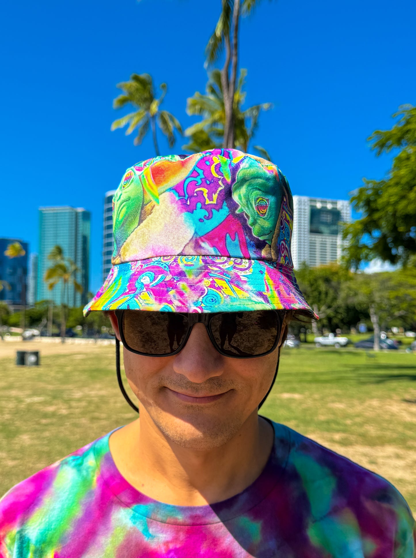Trippy Yoda Bucket Hat