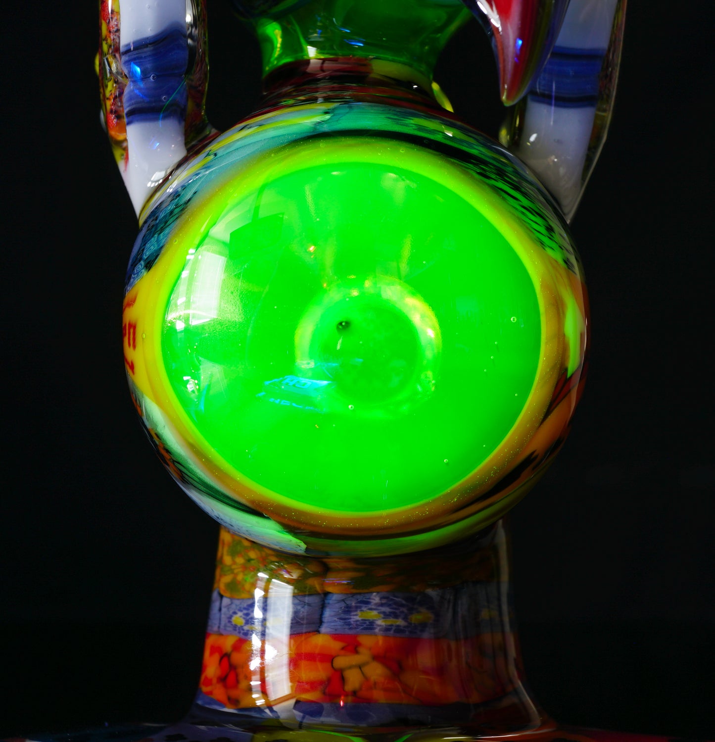 "Barnaby" Citrine Rainbow Chipstack Burd
