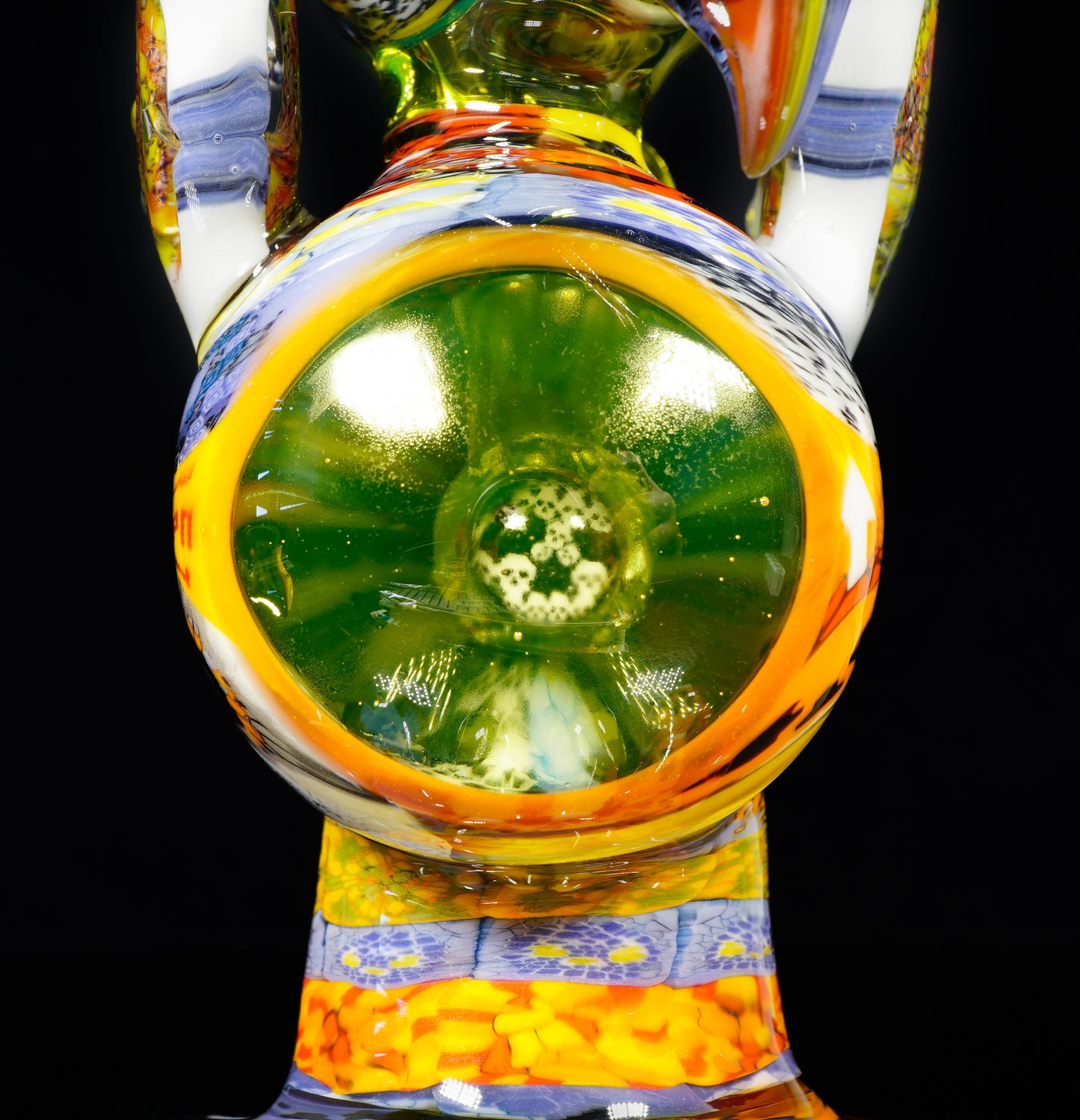 "Barnaby" Citrine Rainbow Chipstack Burd