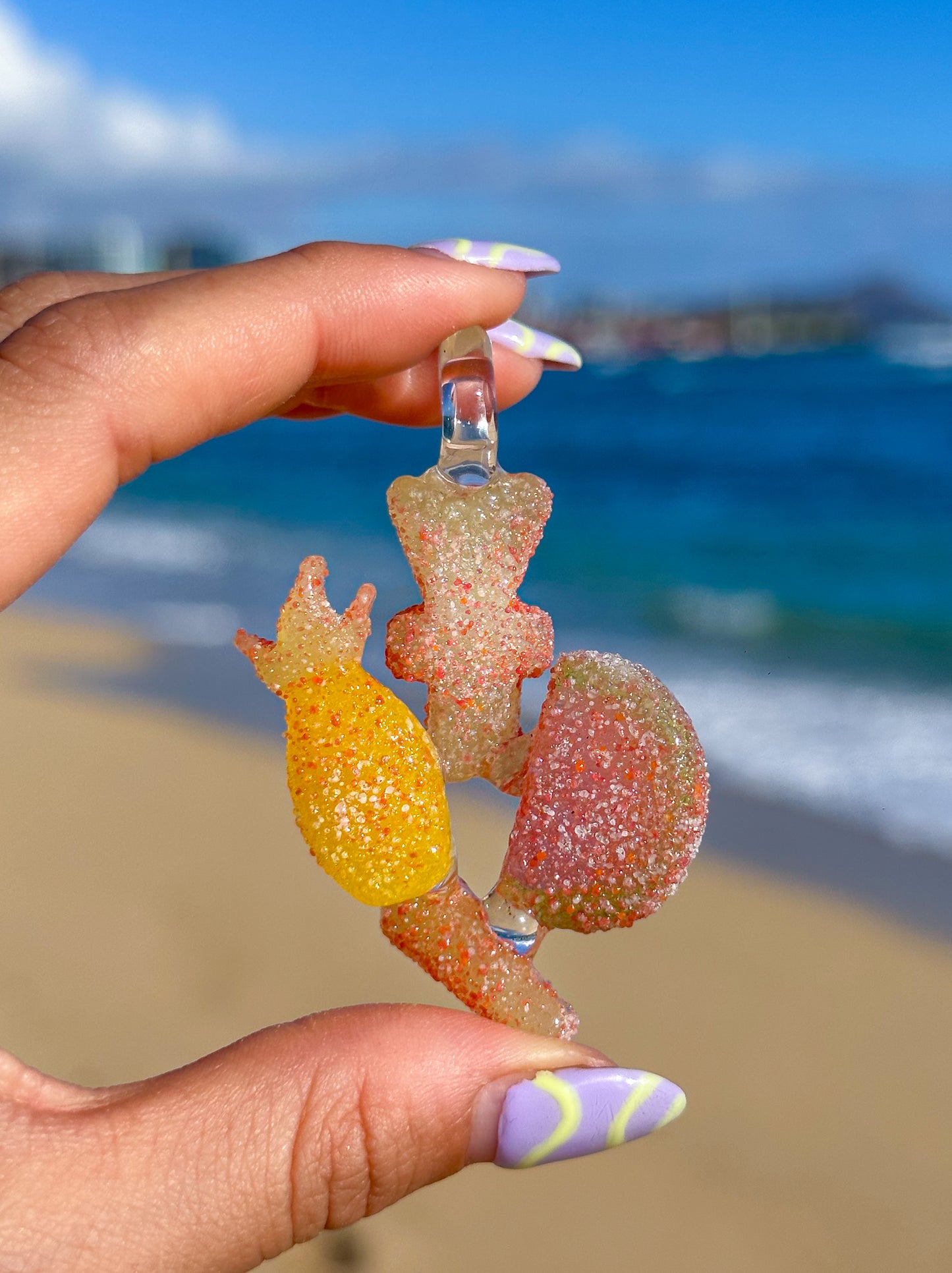 Li Hing Candy Cluster Pendant no.3
