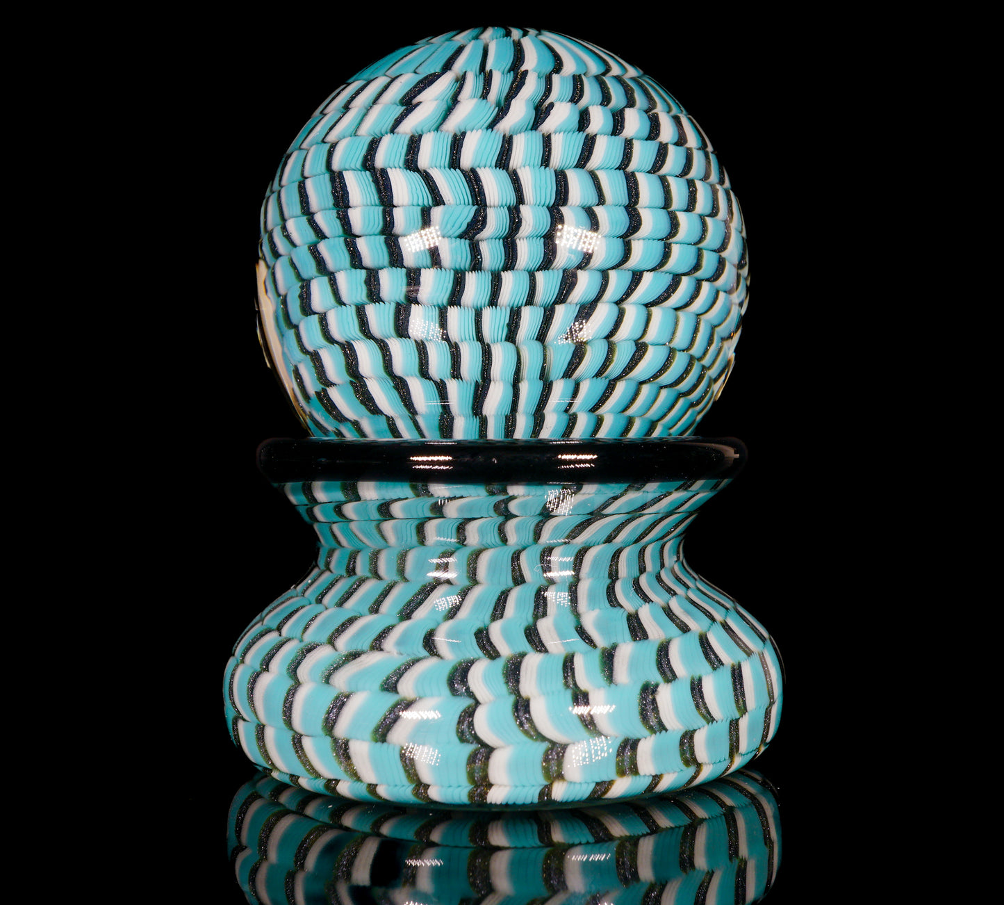 Coil Pot Marble and Stand (40mm)