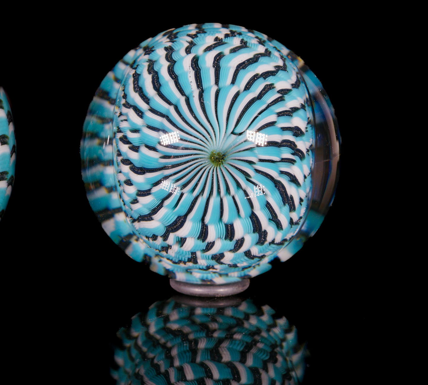 Coil Pot Marble and Stand (40mm)