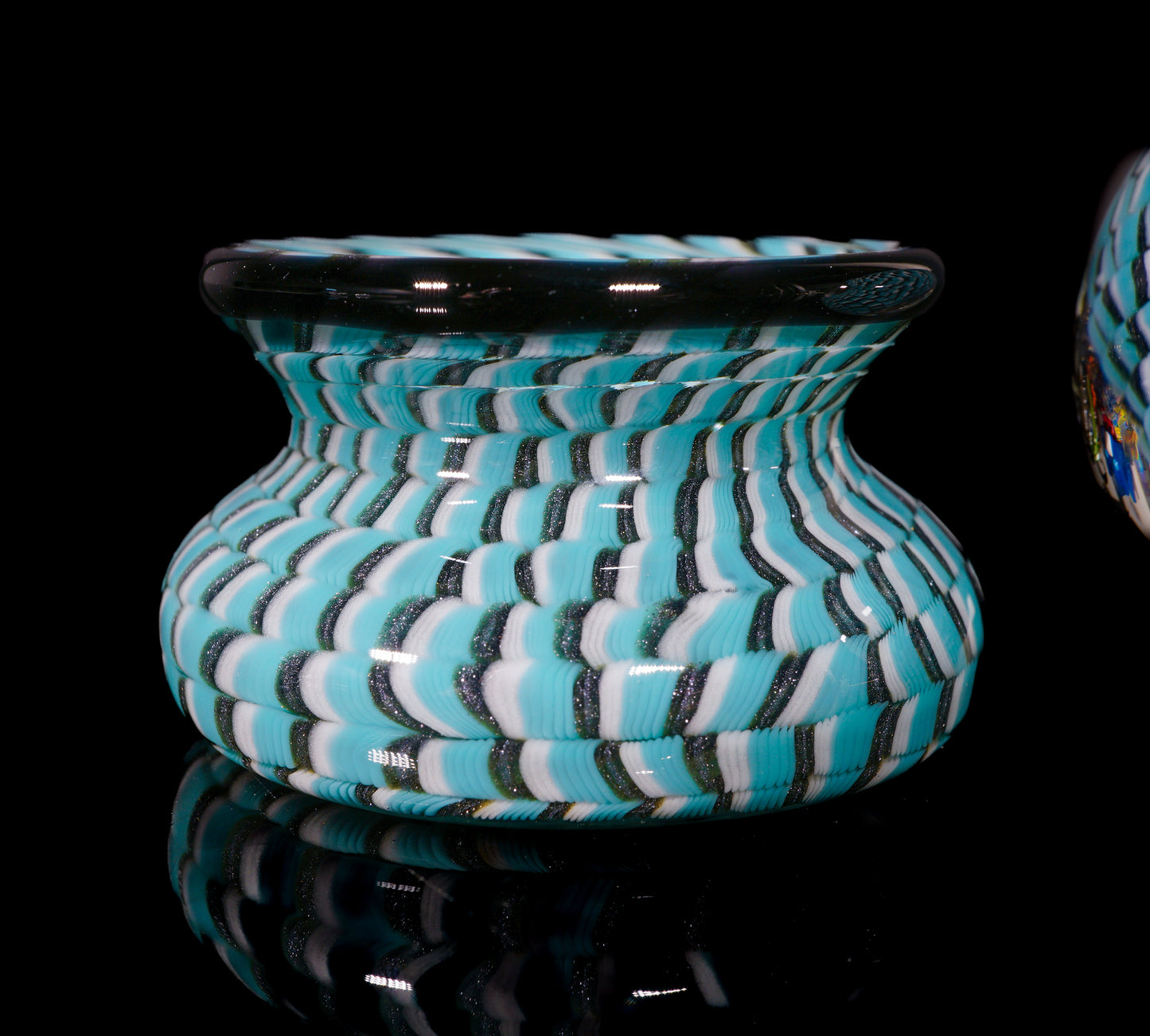 Coil Pot Marble and Stand (40mm)