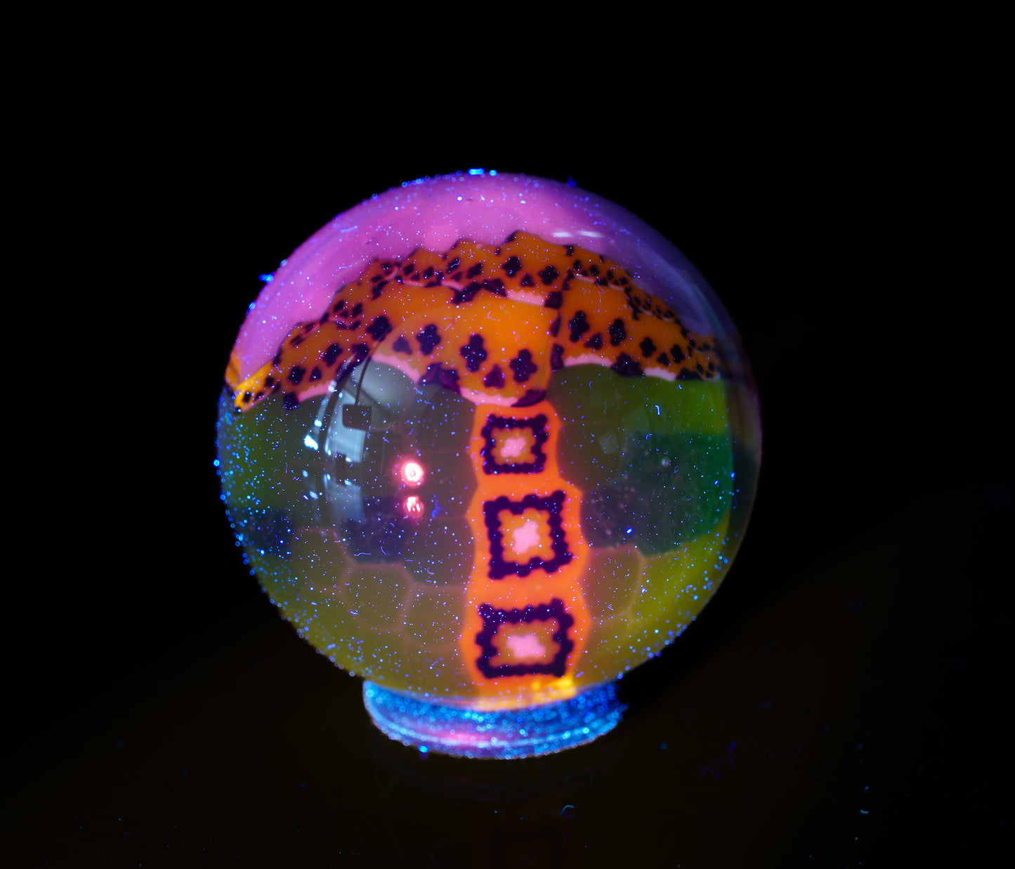 UV Skull Mushroom Slurper Marble