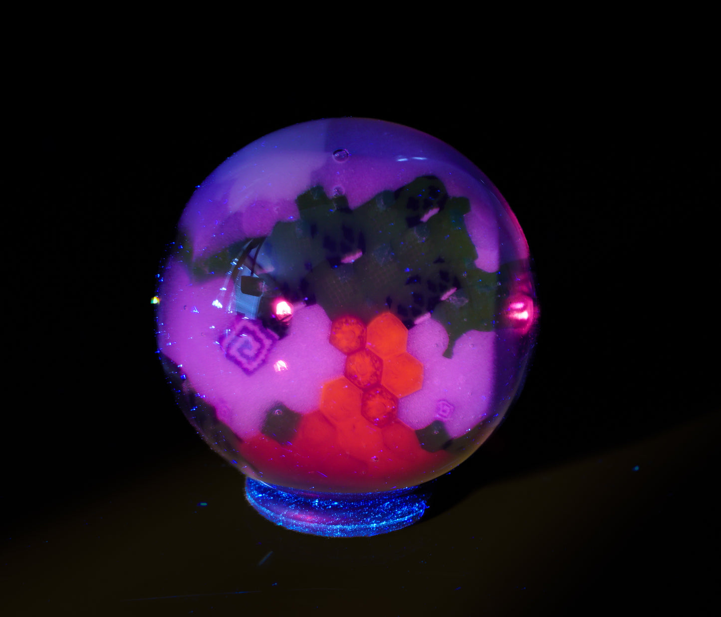 UV Skull Tree Slurper Marble
