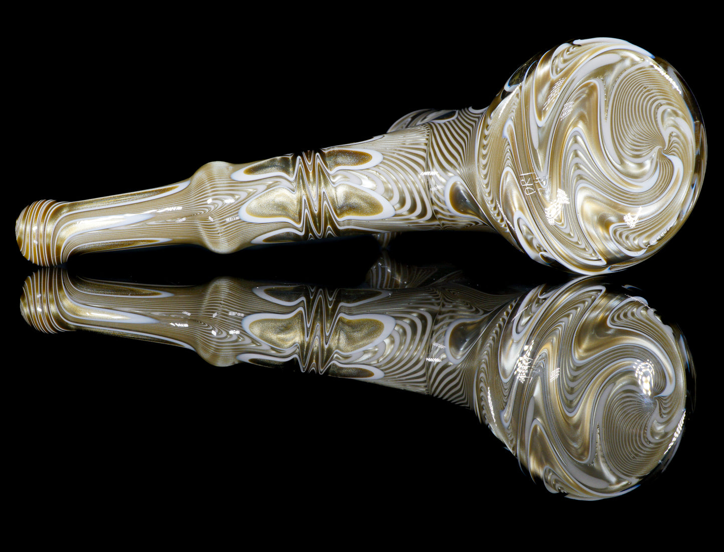 White and Electrum Pattern Hammer