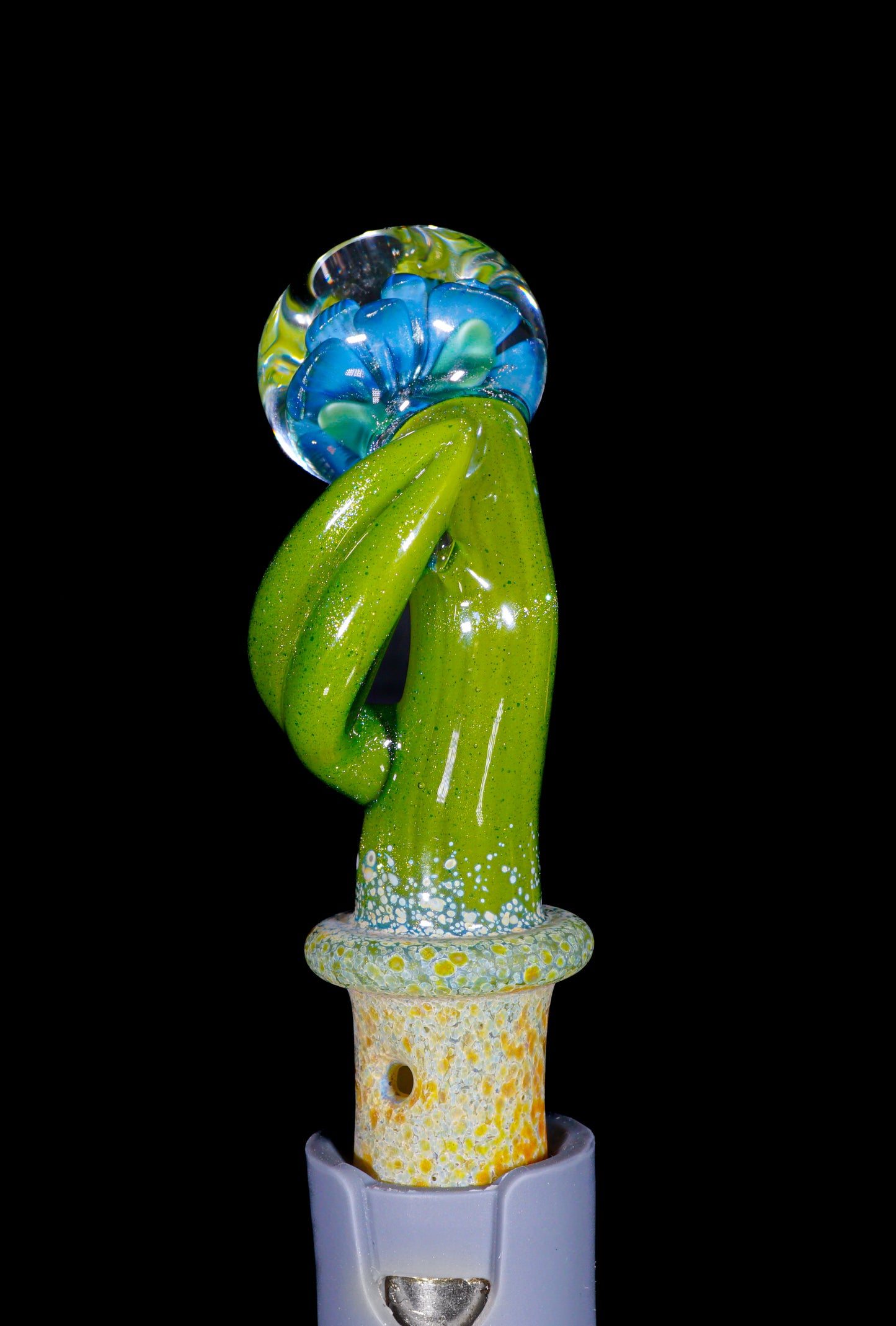 Blue Flower Pot Pivot Tip