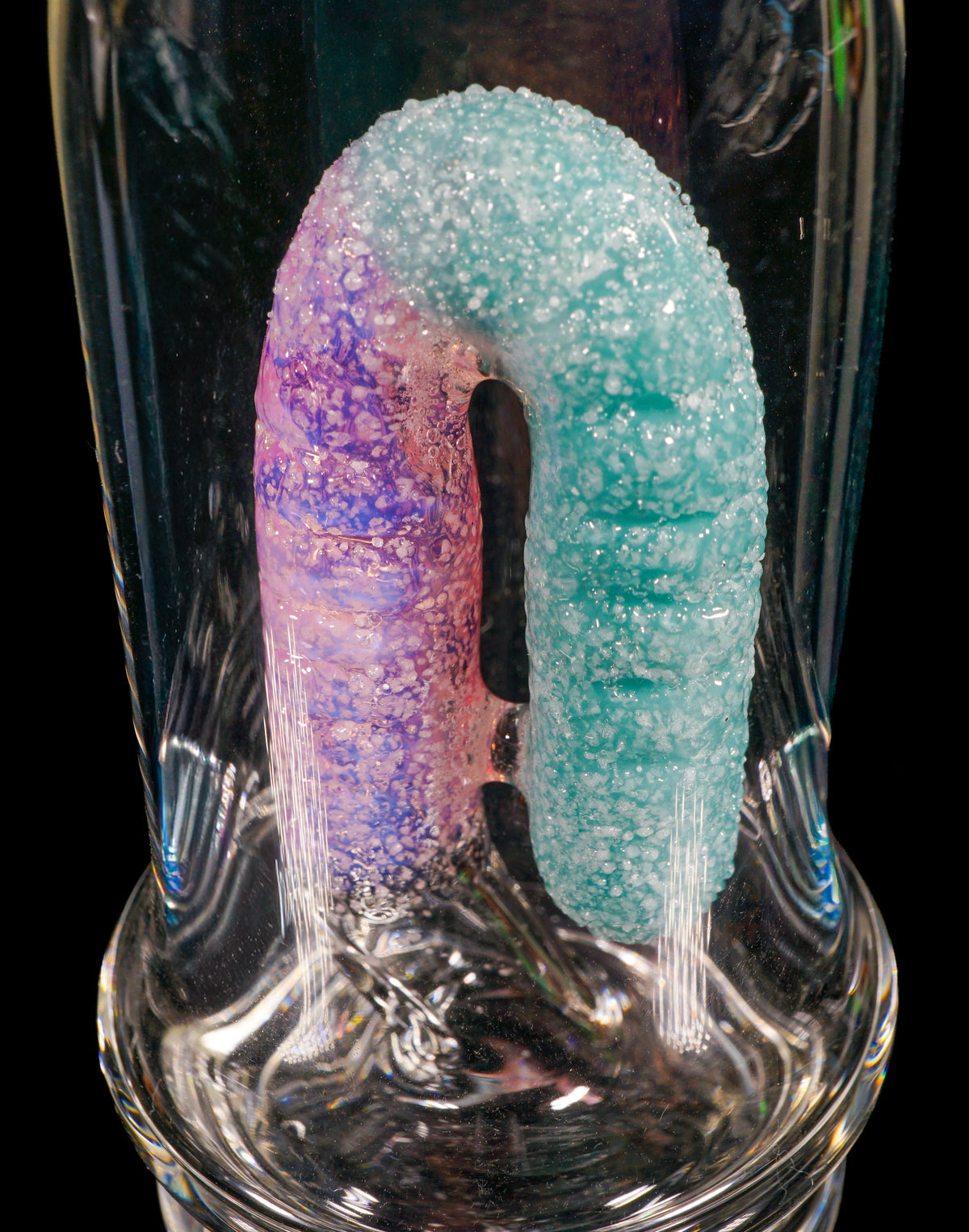 Sour Gummy Worm Bottle Peak Top