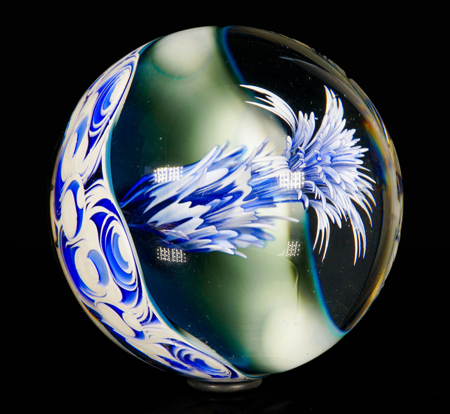 Blue and White Cave Jelly XL Marble (60mm)