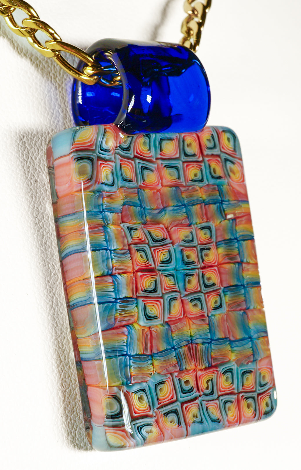 Murrine Tile Pendant