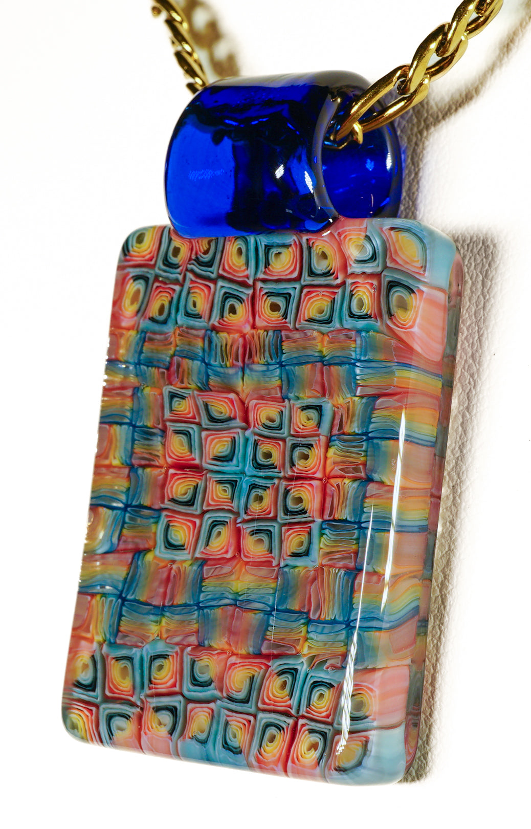 Murrine Tile Pendant