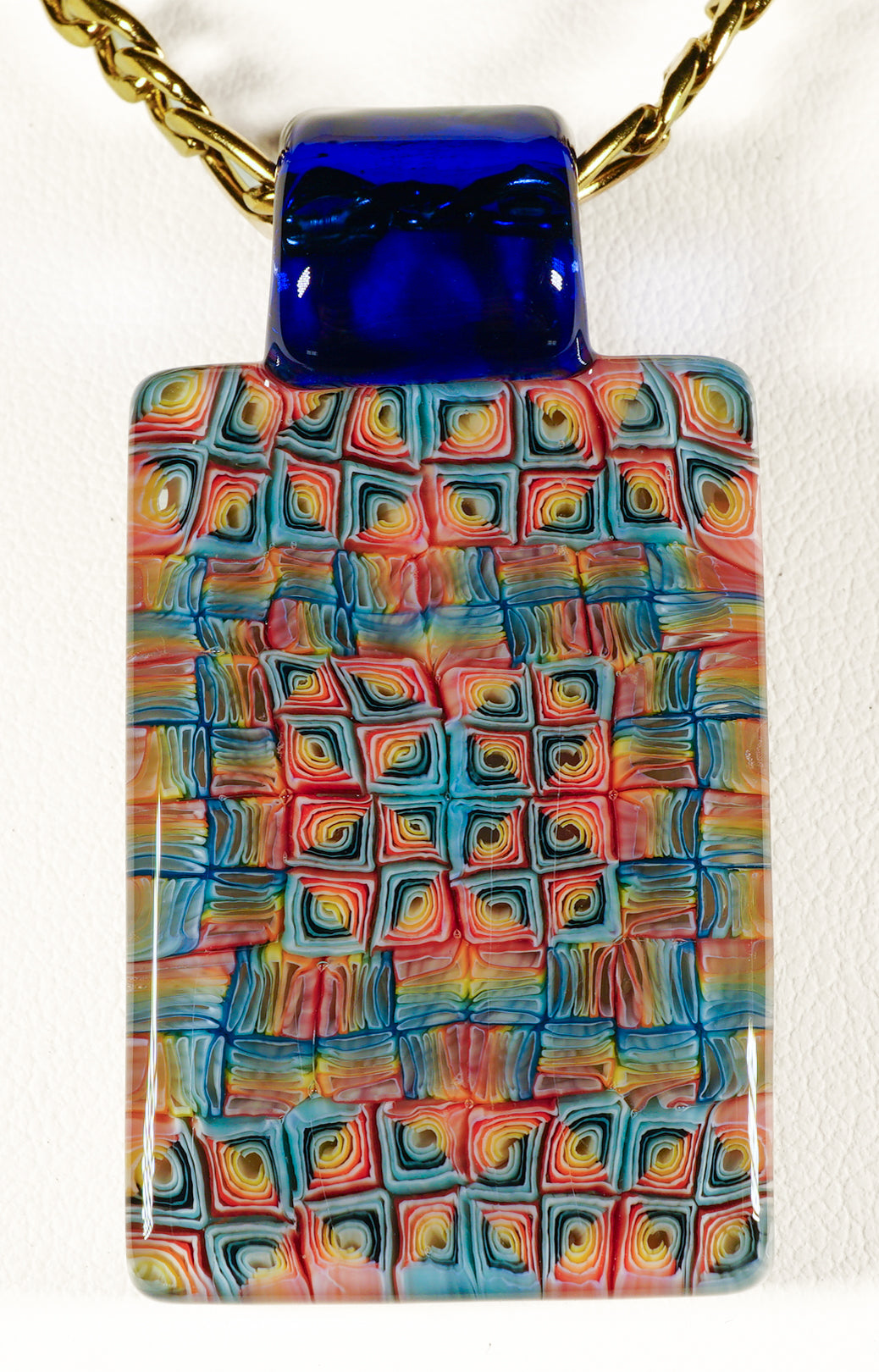 Murrine Tile Pendant