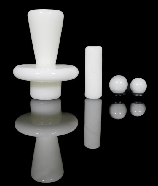 White Slurper Topper Set