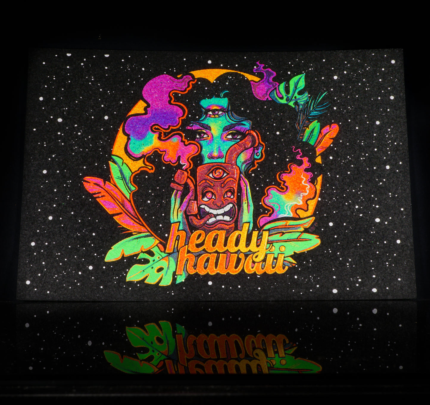 Spooky Girl x Heady Hawaii UV Sesh Moodmat