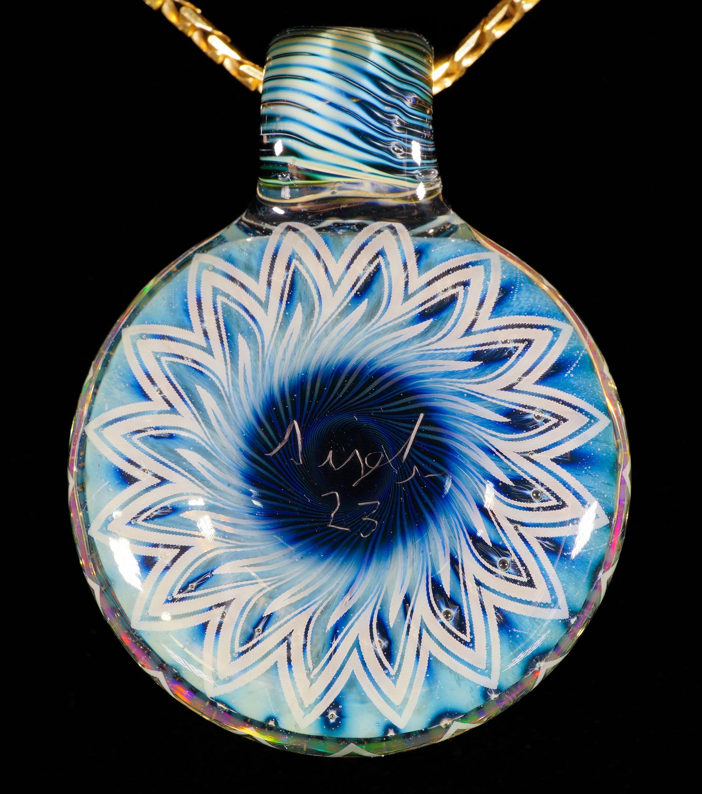 Fume Tech over Bubble Trap Opal Pendant no.2