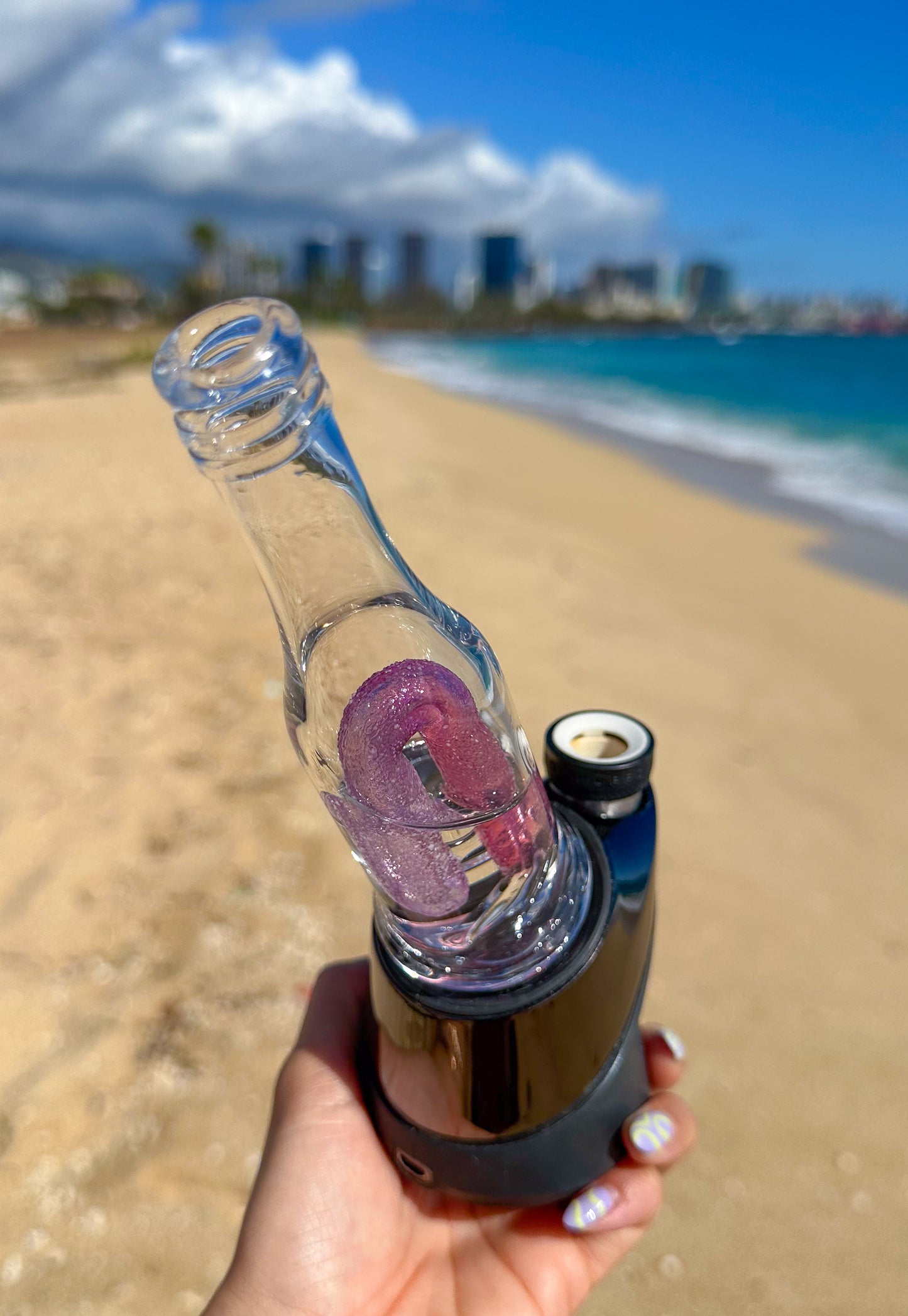 Sour Gummy Worm Bottle Puffco Peak Attachment