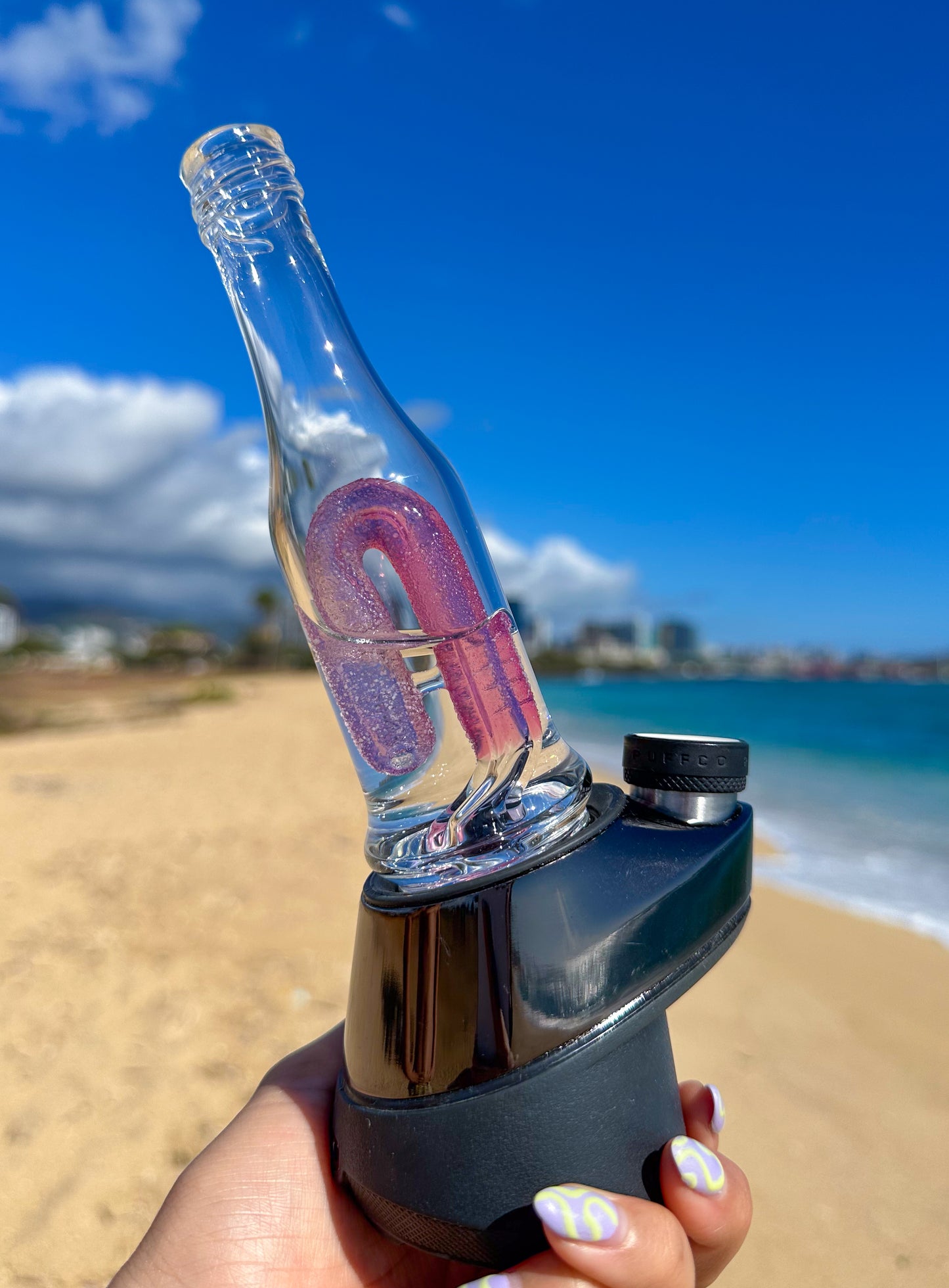 Sour Gummy Worm Bottle Puffco Peak Attachment