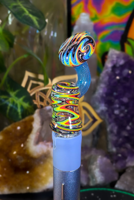 Rasta and Rainbow Wigwag "Bub" Pivot Tip