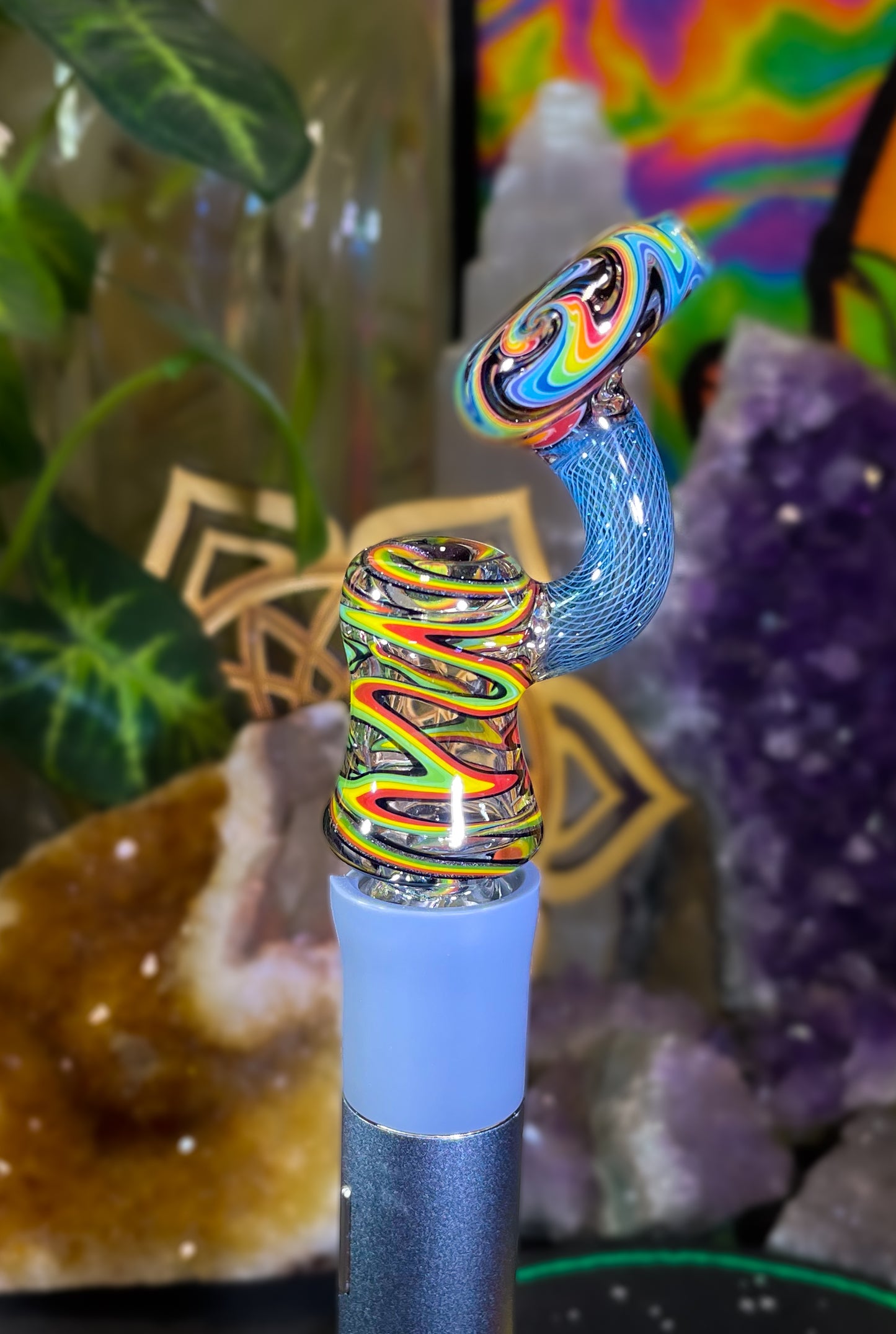 Rasta and Rainbow Wigwag "Bub" Pivot Tip