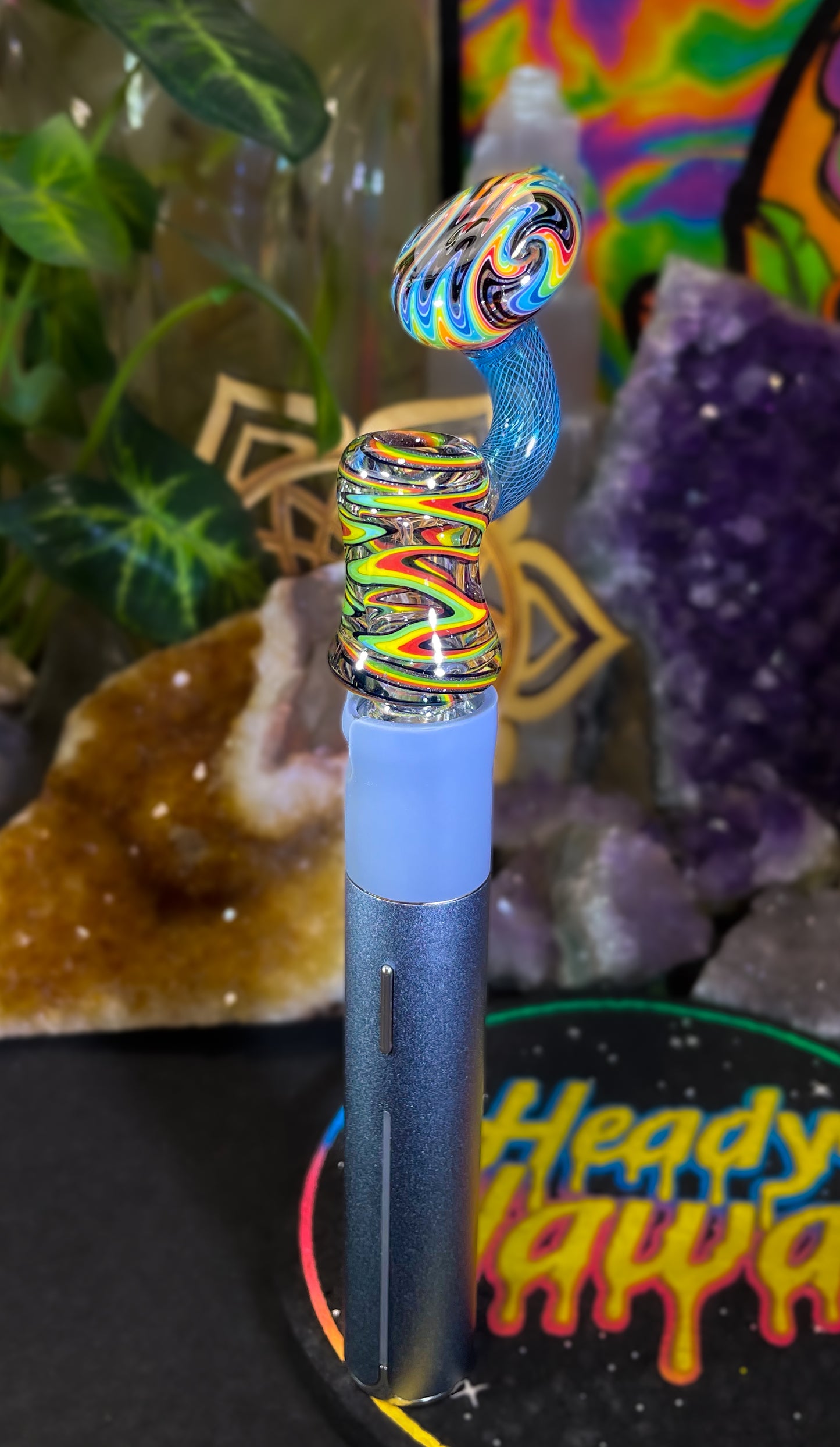 Rasta and Rainbow Wigwag "Bub" Pivot Tip