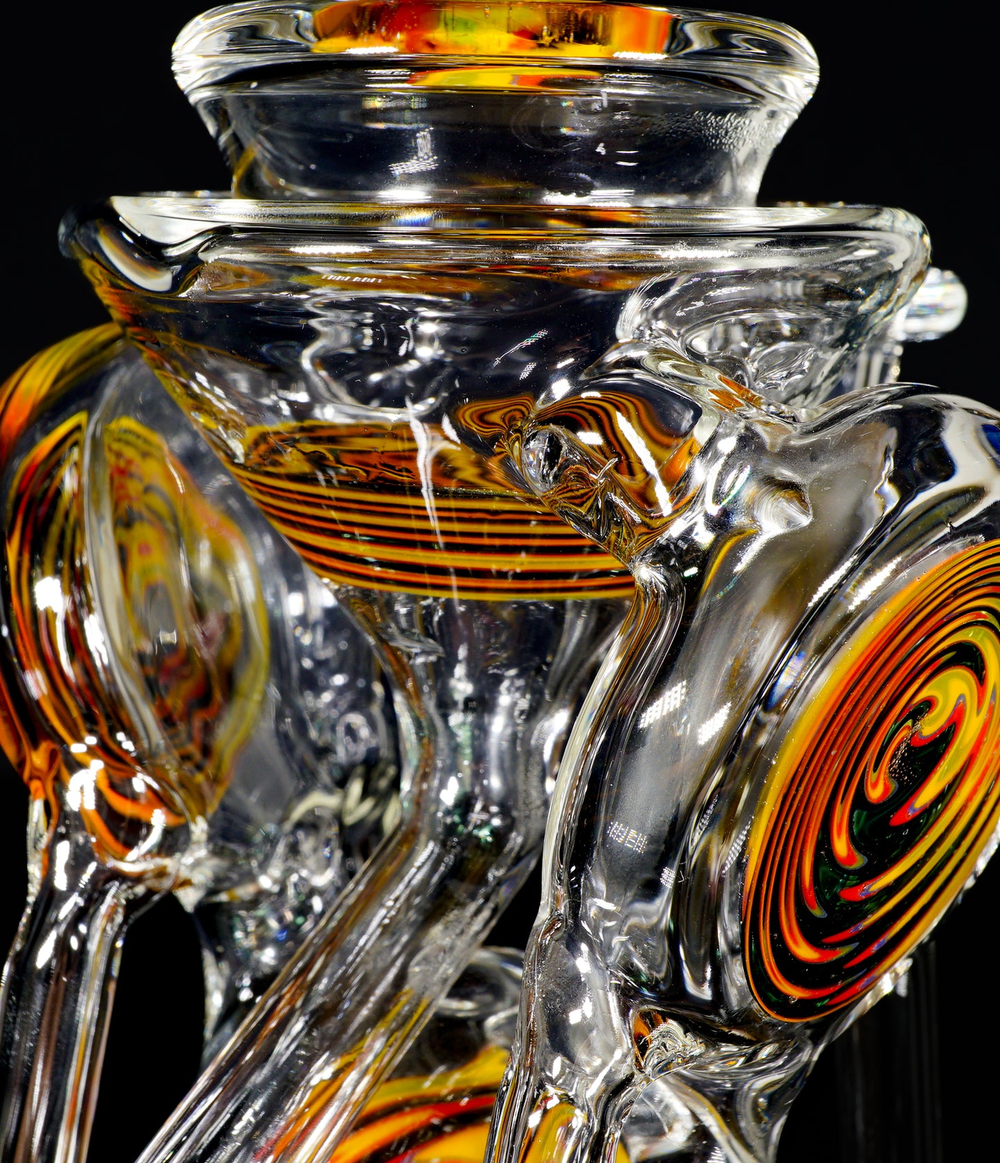 Rasta Wigwag Double Disc Floating Recycler