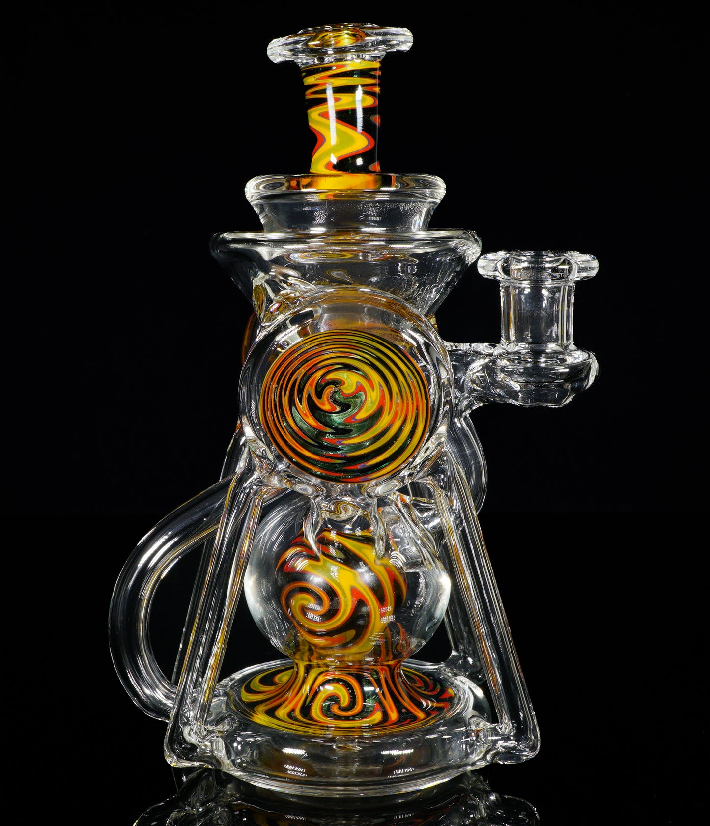 Rasta Wigwag Double Disc Floating Recycler