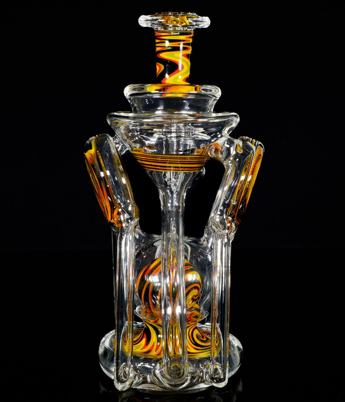 Rasta Wigwag Double Disc Floating Recycler