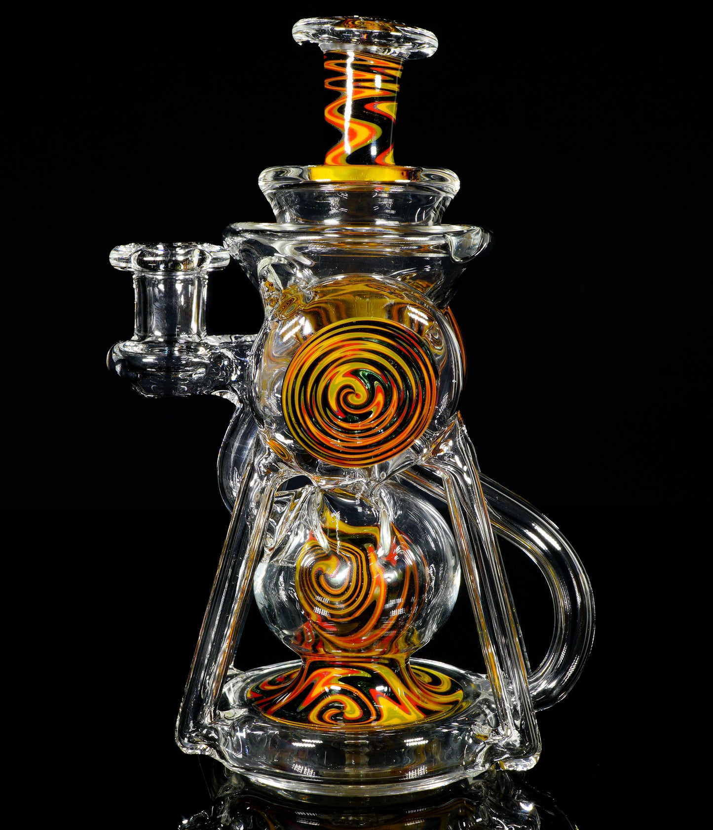 Rasta Wigwag Double Disc Floating Recycler