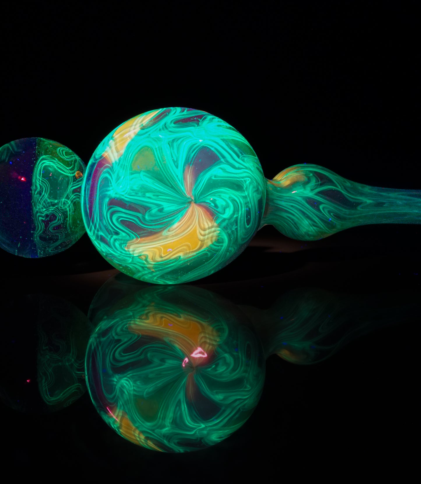 Crushed Opal UV Scribble Tech Marble Mallet