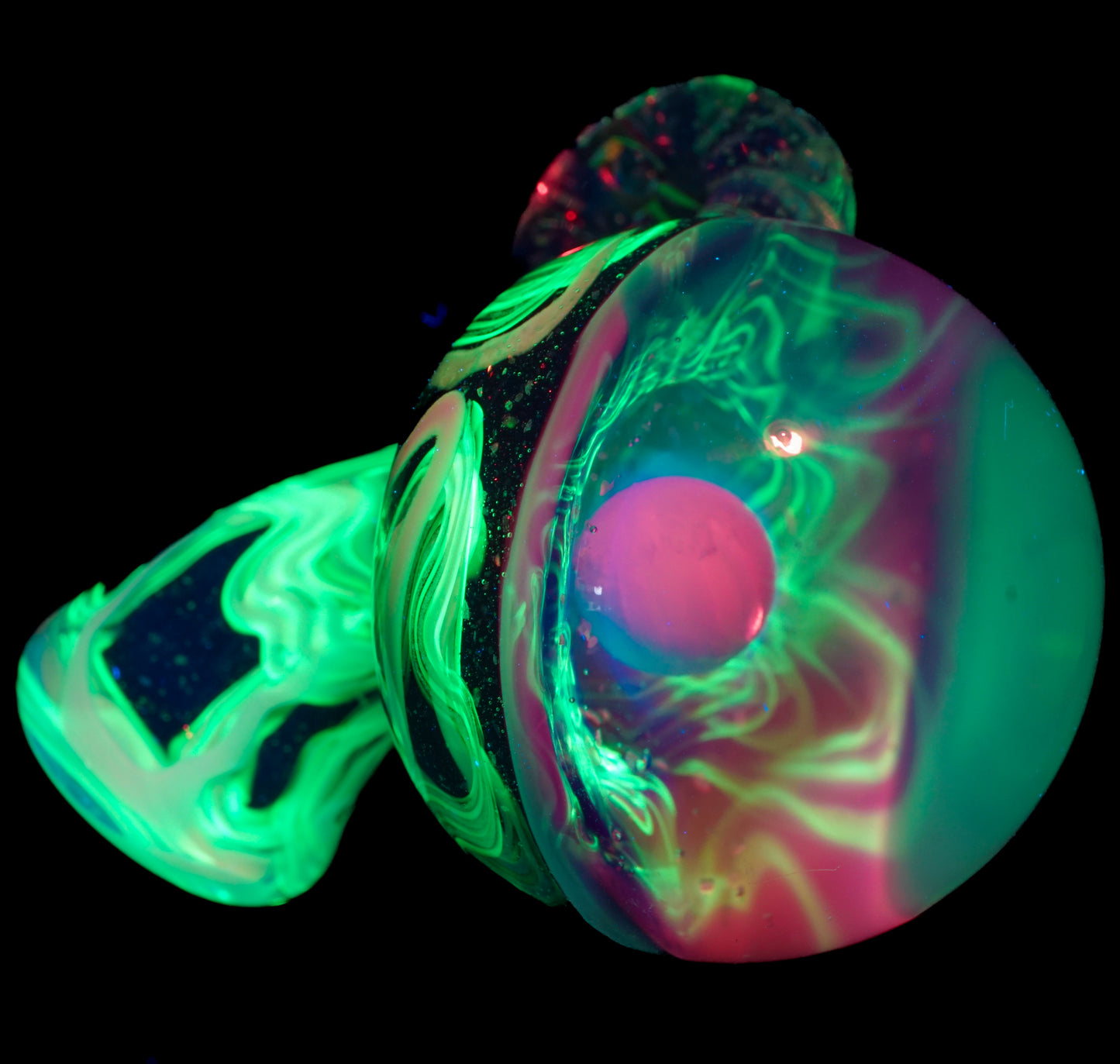 Opal UV Scribble Mushroom Pendant (B)