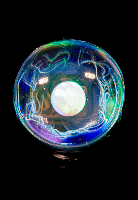 Medium UV Scribble Tech Opal Marble (26mm) - L