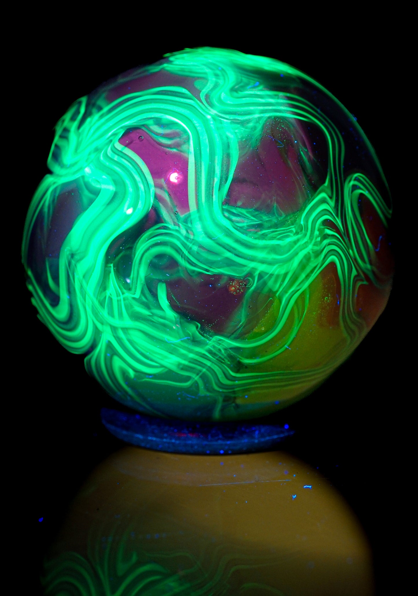 Big Opal UV Scribble Tech Marble (32mm) - N