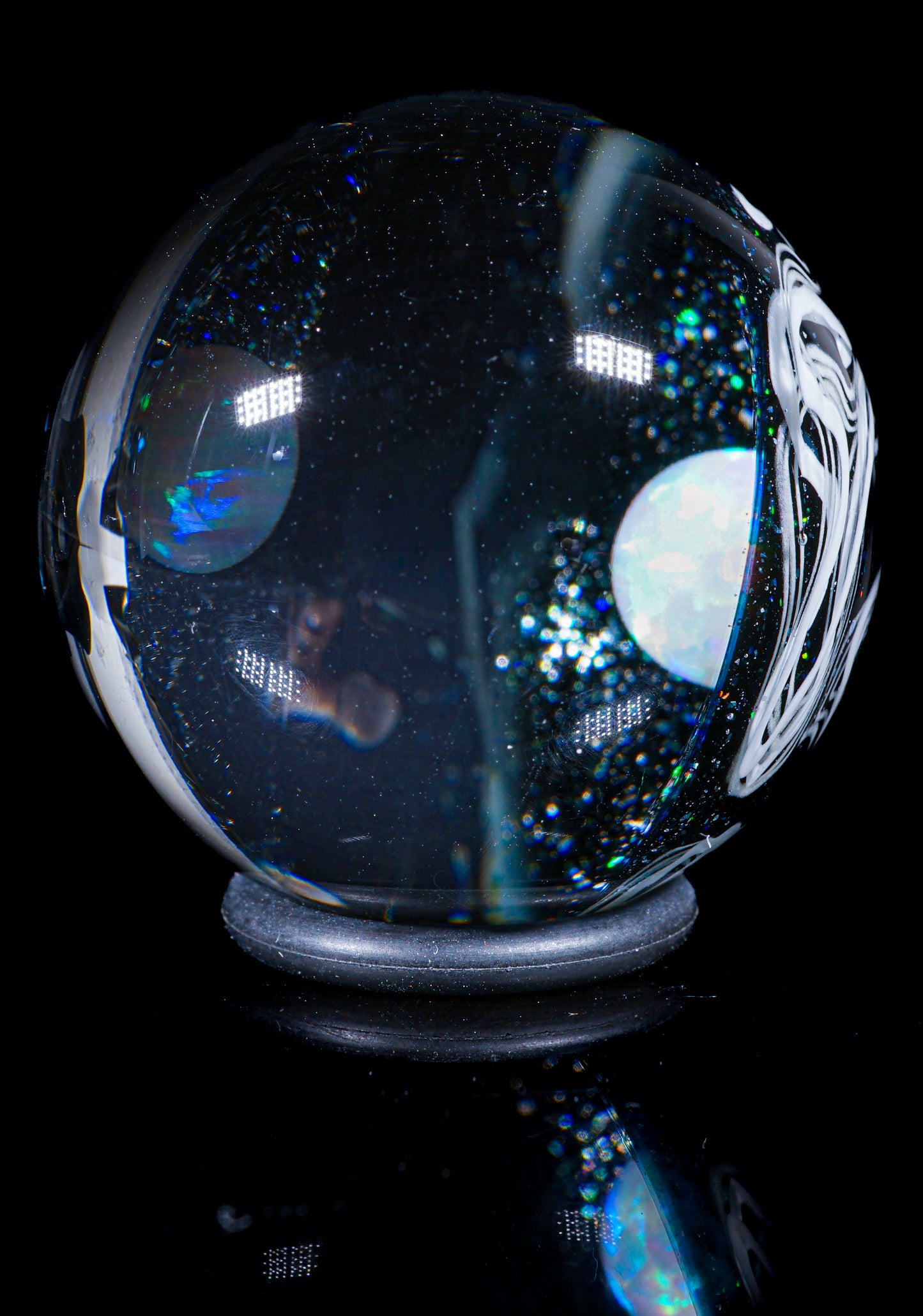 Big Opal UV Scribble Tech Marble (33mm) - O