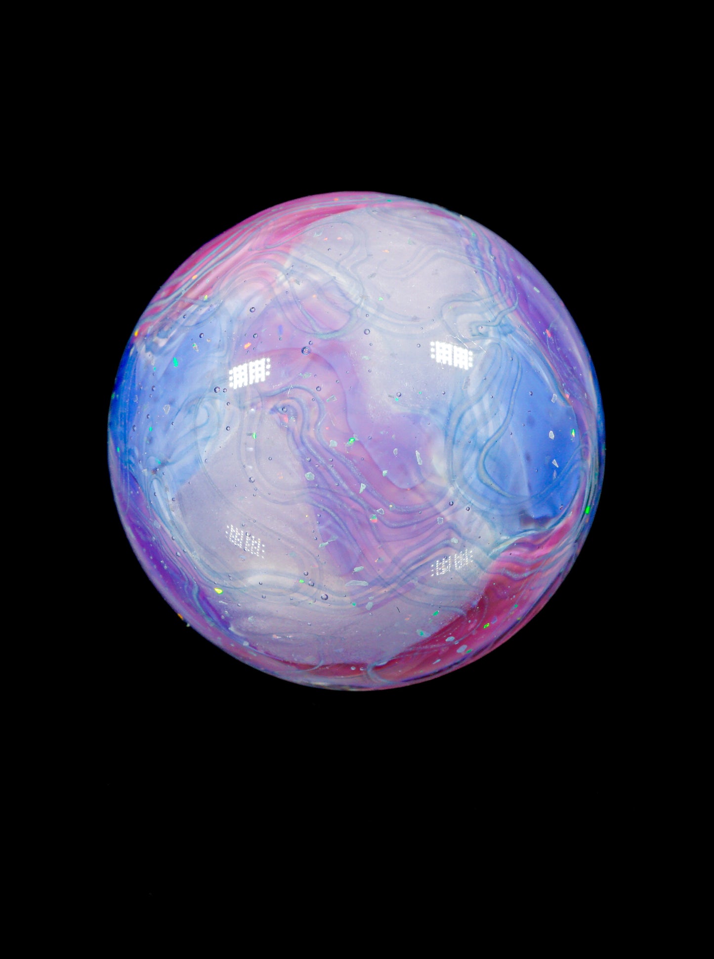 Small Opal UV Scribble Tech Marble (23mm) - G