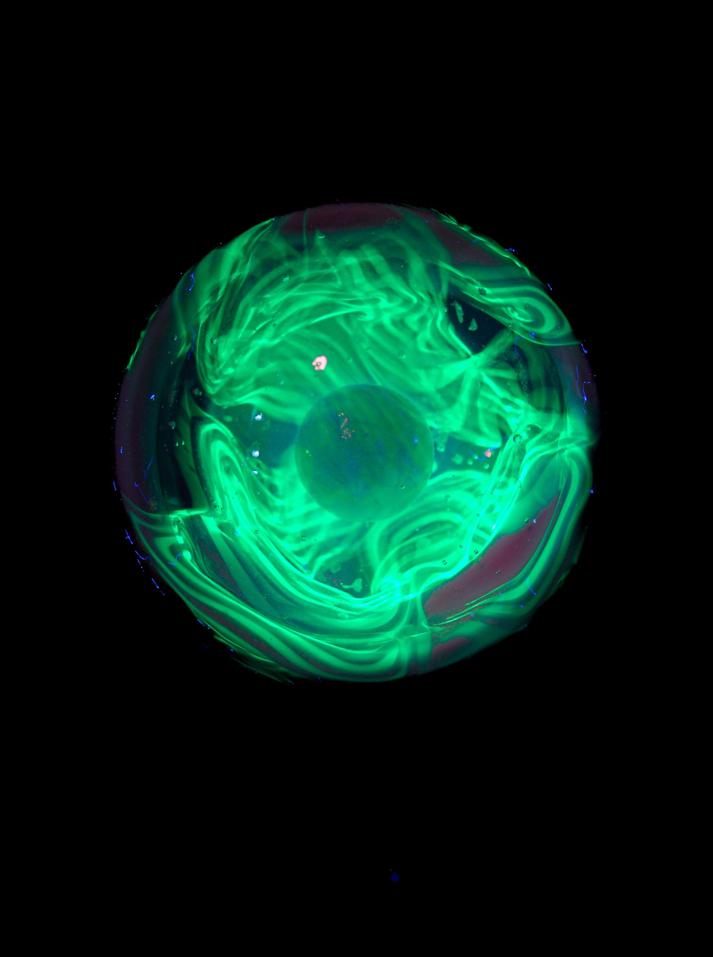Small Opal UV Scribble Tech Marble (23mm) - G