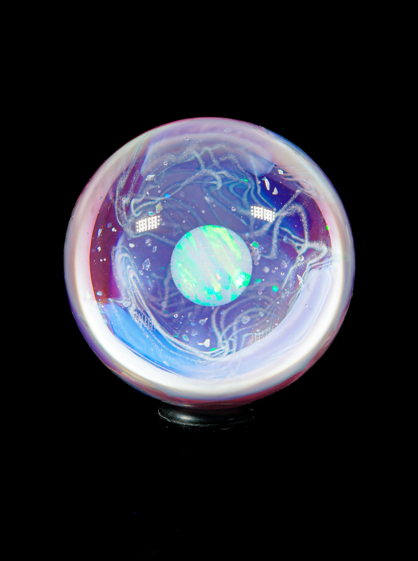 Small Opal UV Scribble Tech Marble (23mm) - G