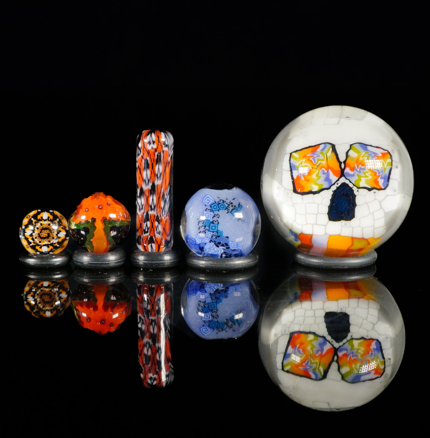 Psychedelic Skull UV Slurper Set