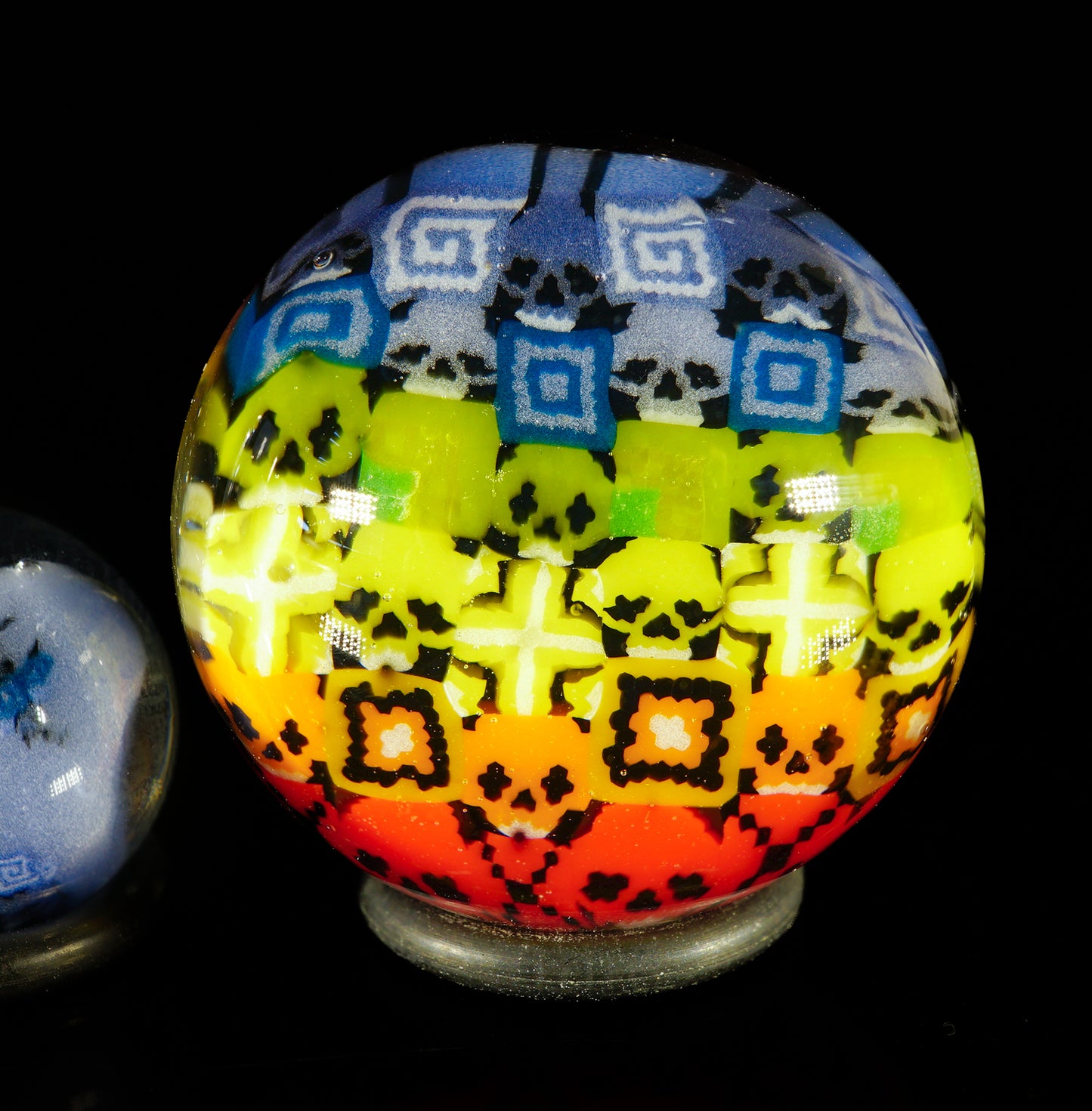 Rainbow Skull Mosaic UV Slurper Set