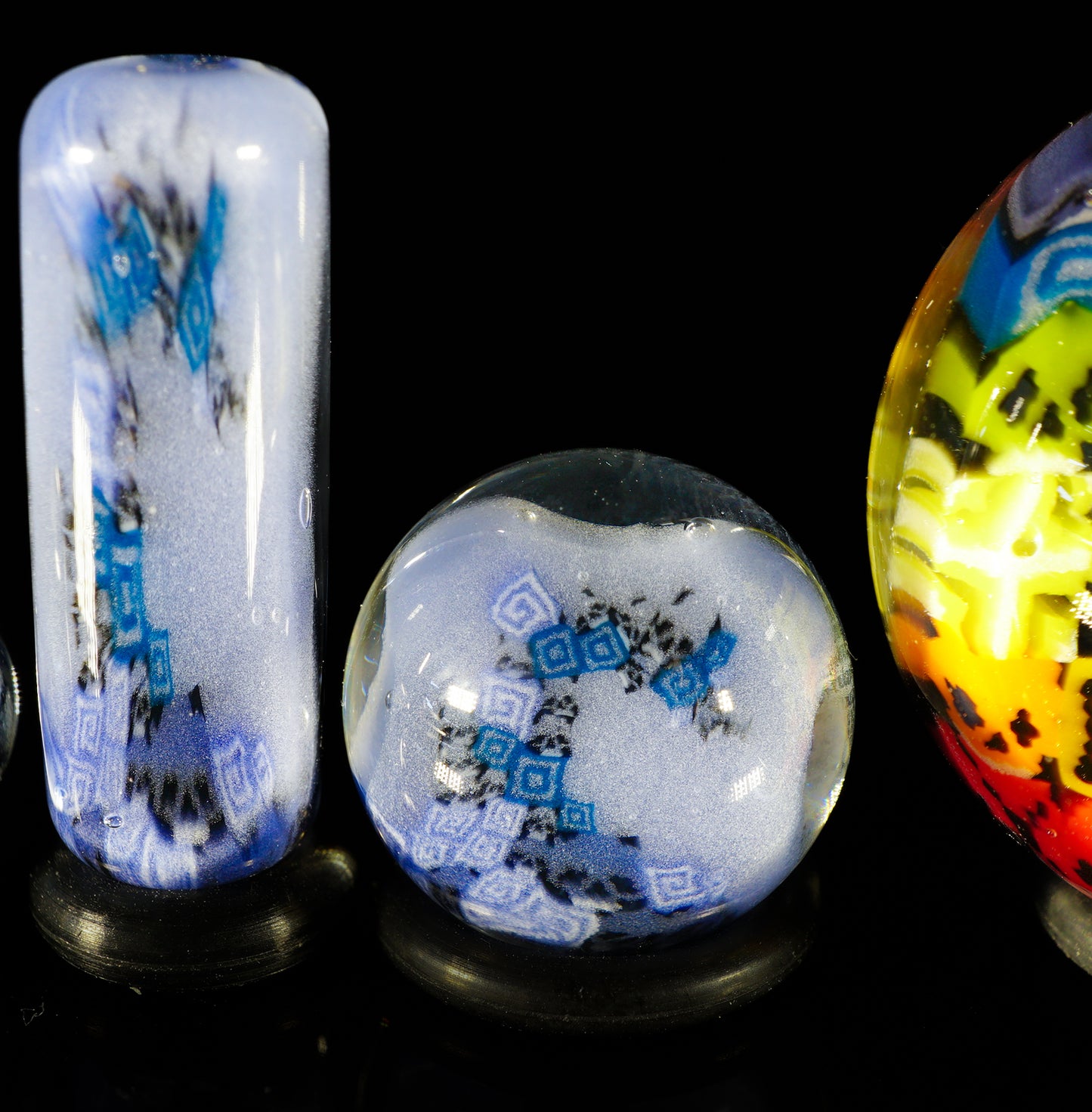 Rainbow Skull Mosaic UV Slurper Set