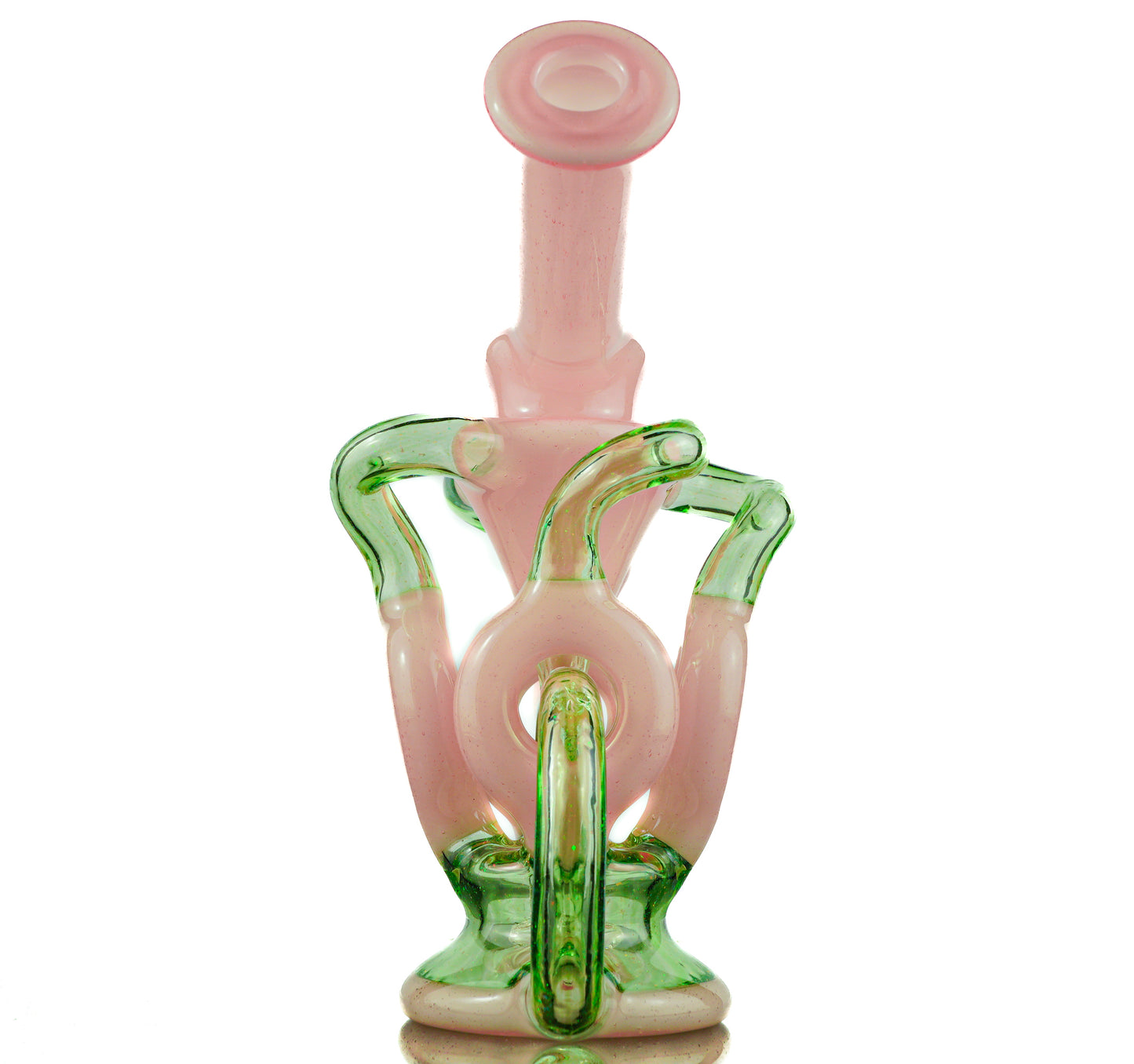 Syzygy over Star White with Green Crushed Opal QDR